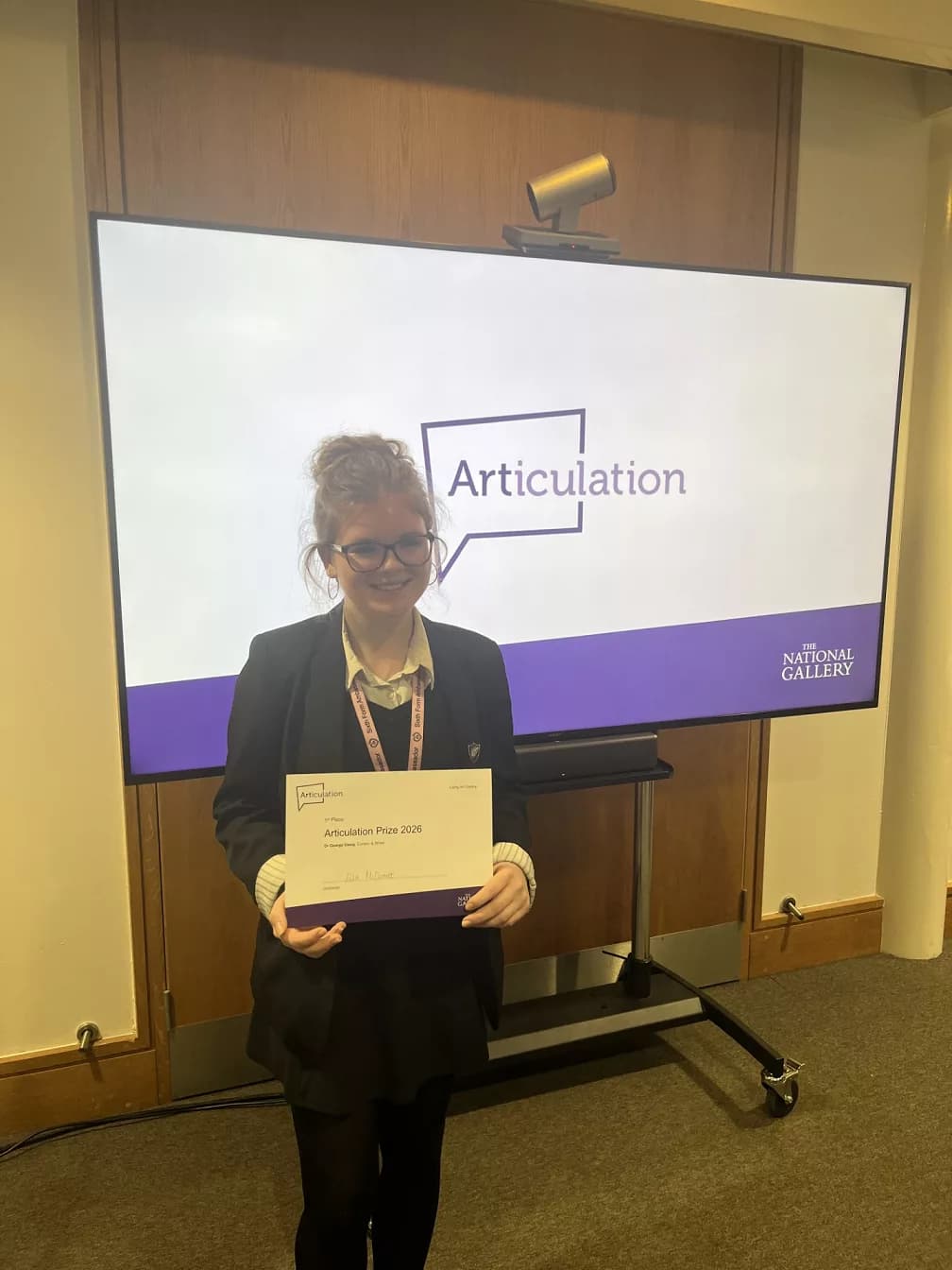 Newcastle Sixth Former Reaches National Articulation Prize Final