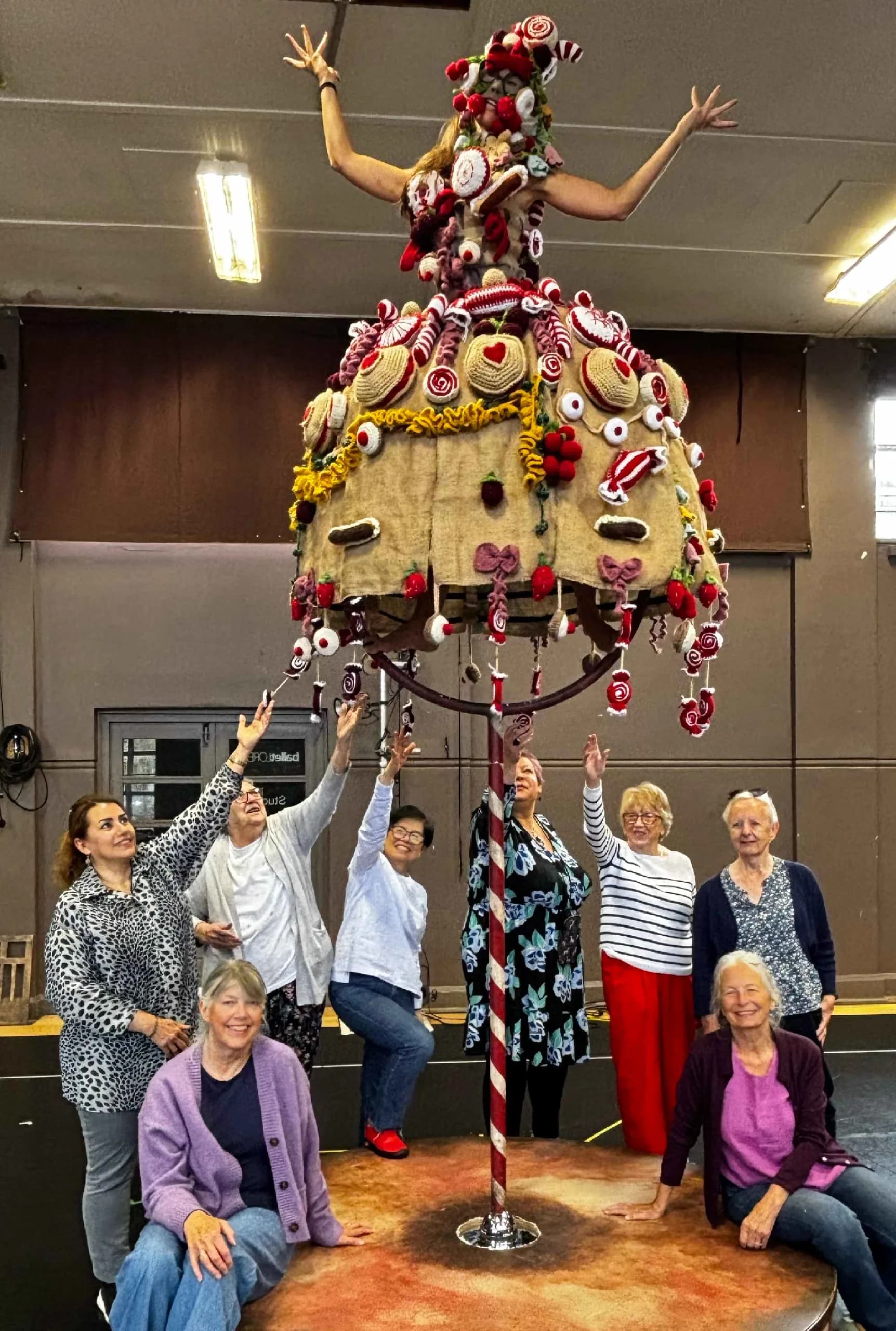 Bake Off-Loving Crafters Work with Lady Gaga Designer on Stage Gown