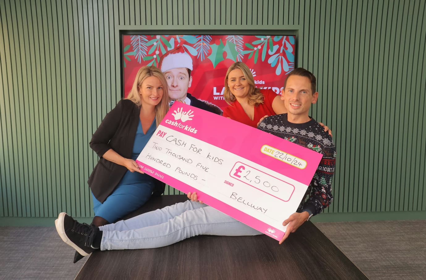 Bellway Sponsors Laffs4Kids to Bring Christmas Cheer to North East Children in Need