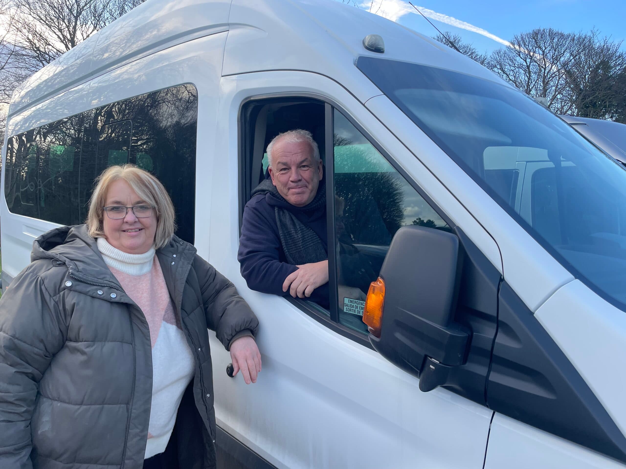 Northumberland charity Leading Link receives generous donations to purchase a new minibus