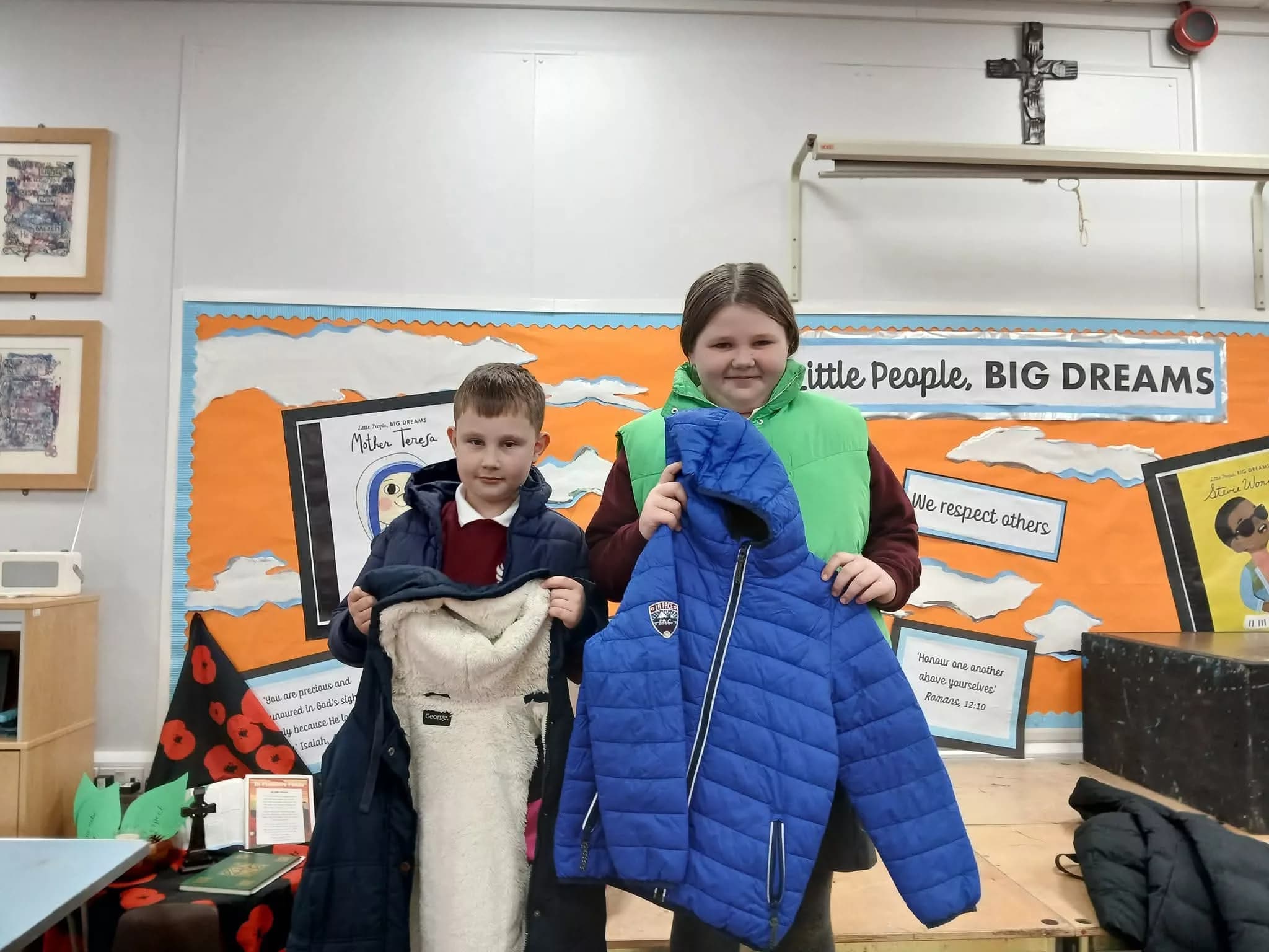 St Mark’s Pupils Spread Warmth with Winter Coat Drive and Charity Bake Off