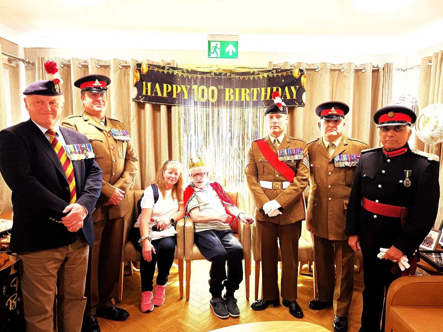 Newcastle Veteran Turns 100 Surrounded by Family and Army Friends