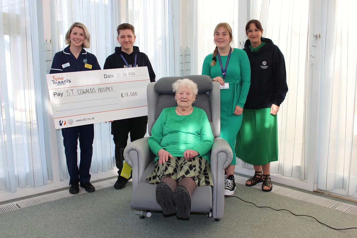 £18,000 Donation Brings Essential Comfort to St Oswald’s Hospice Patients