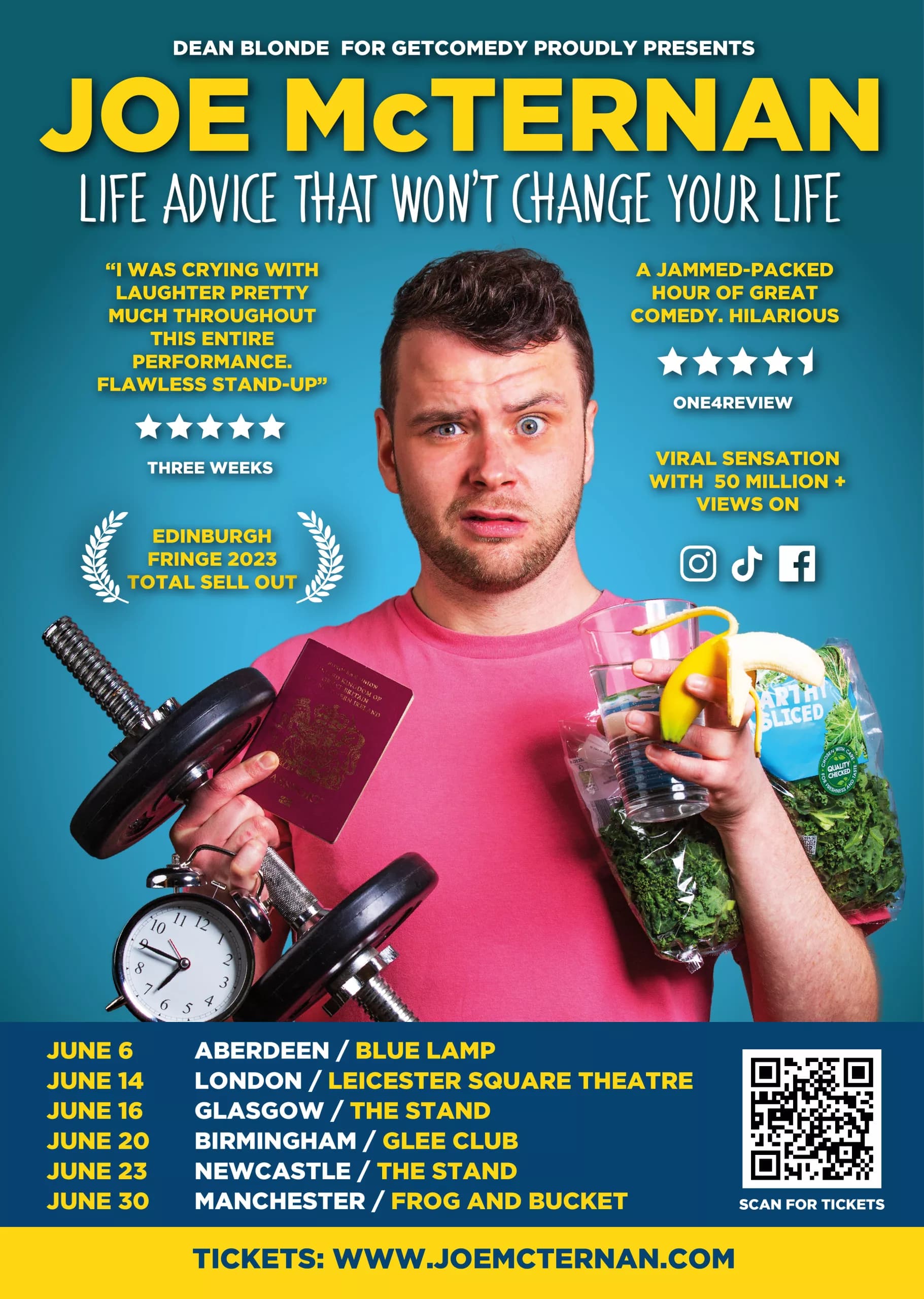 Joe McTernan: Viral Comedy Sensation Takes on Life’s ‘Adequate’ Advice