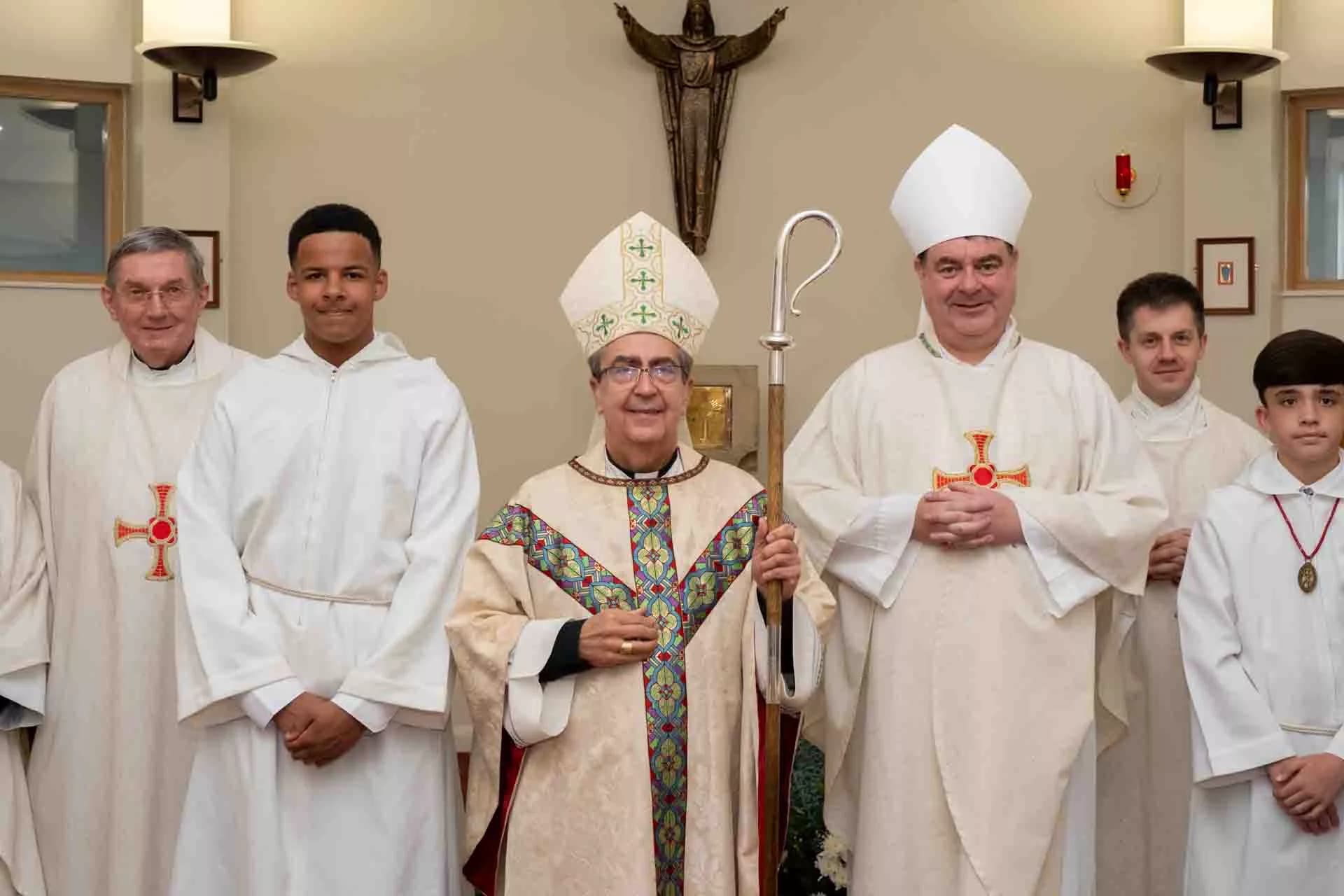 Archbishop Miguel Maury Buendia Visits St Cuthbert’s, Bringing Pope’s Blessings to Newcastle Students