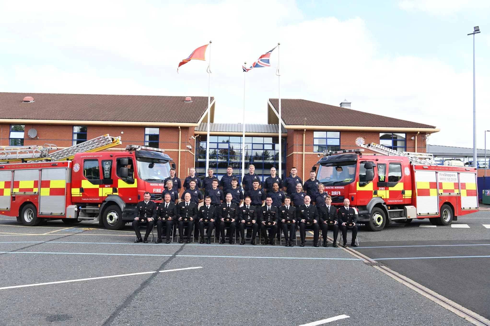 Tyne and Wear Firefighter Recruits Graduate After Intensive Training Course