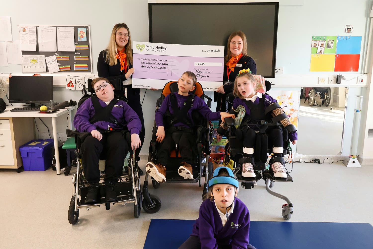 Charity Coach Trips Lead to Big Impact for Percy Hedley School Students