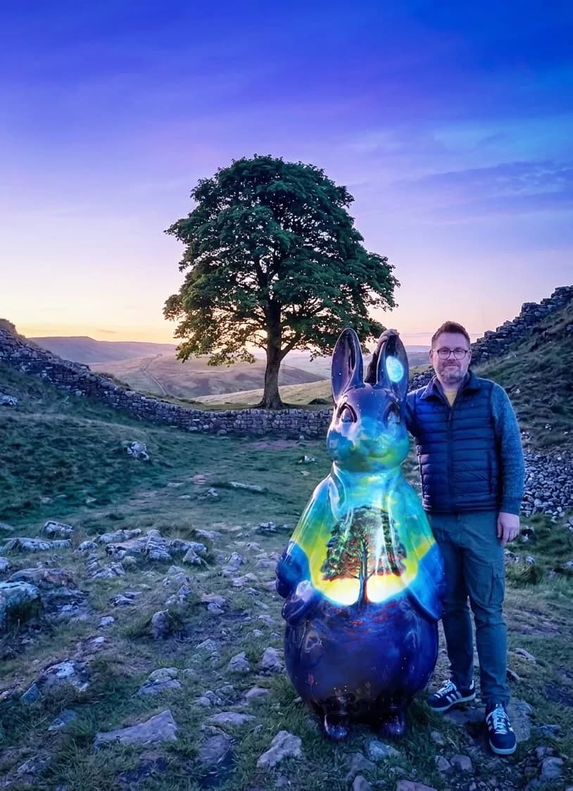 Hand-Painted Sycamore Gap Sculpture Among St Oswald’s Auction Lots
