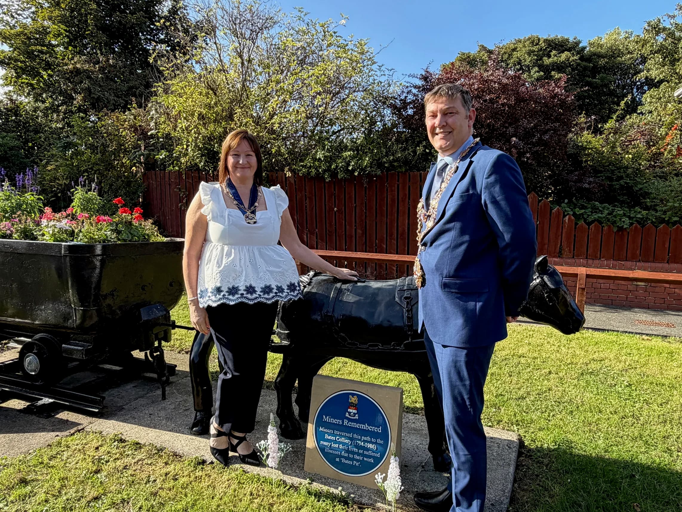 Blyth Community Marks Mining Heritage at North Farm Memorial Garden