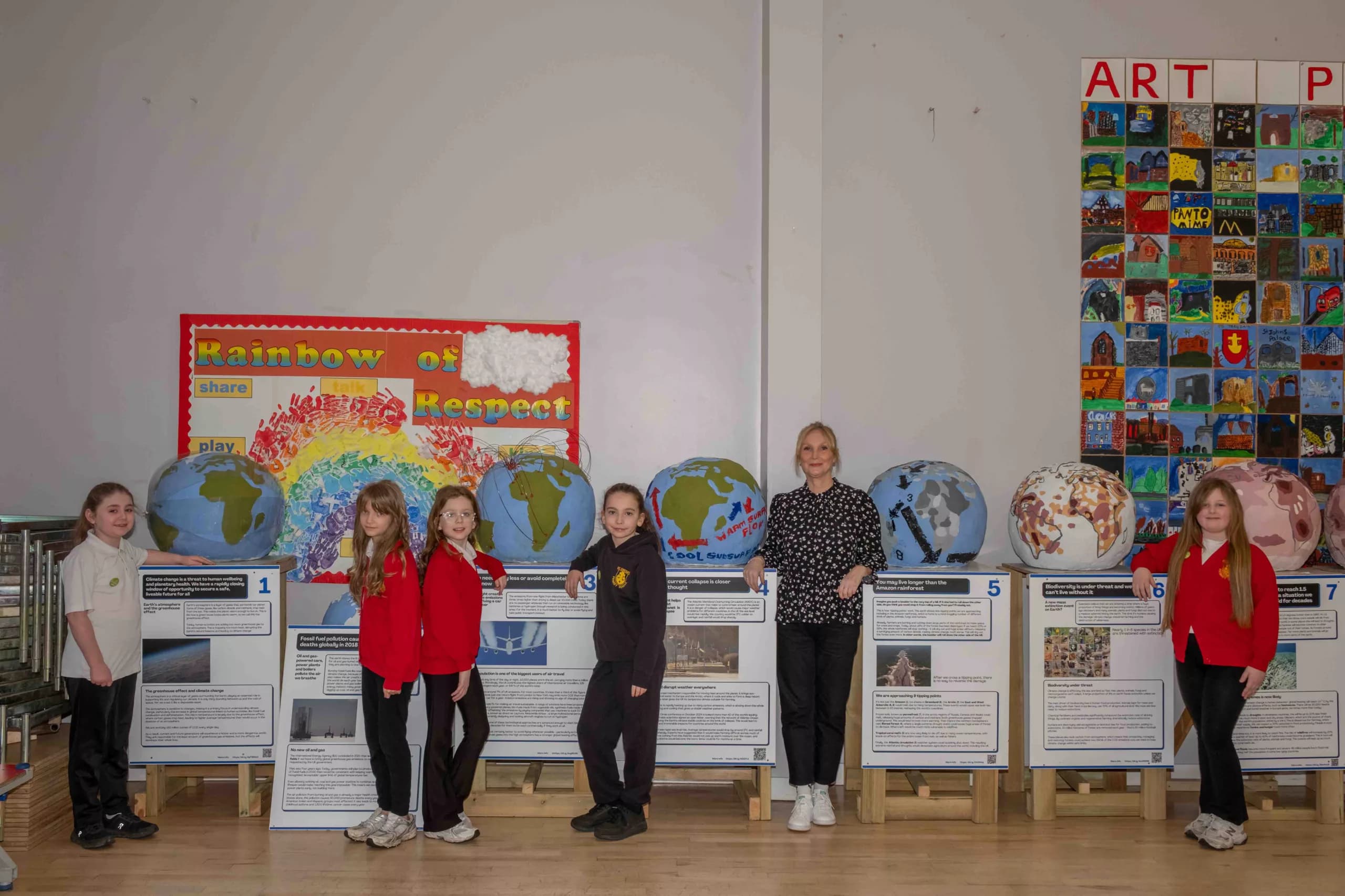 Young Eco Warriors At Heaton School Host Powerful Climate Change Exhibition