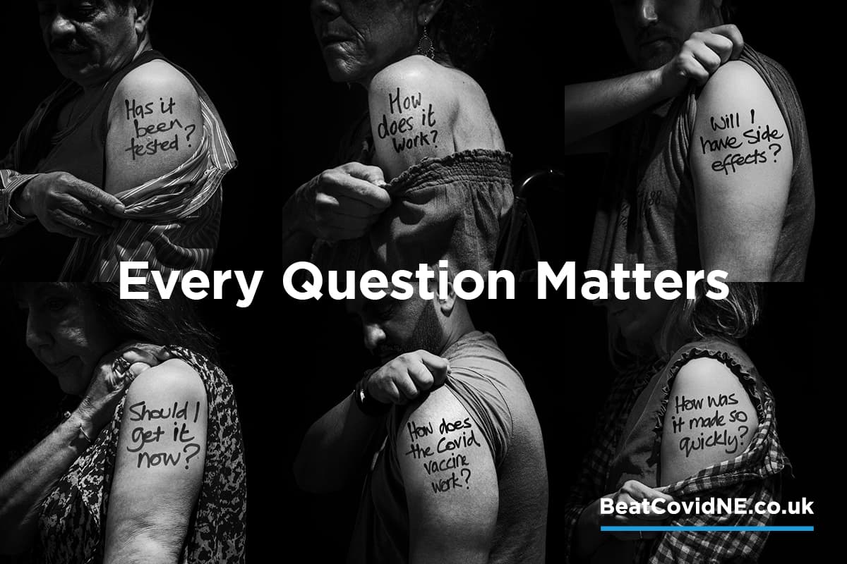 New Campaign In The North East Helping To Answer FAQs About The Vaccine
