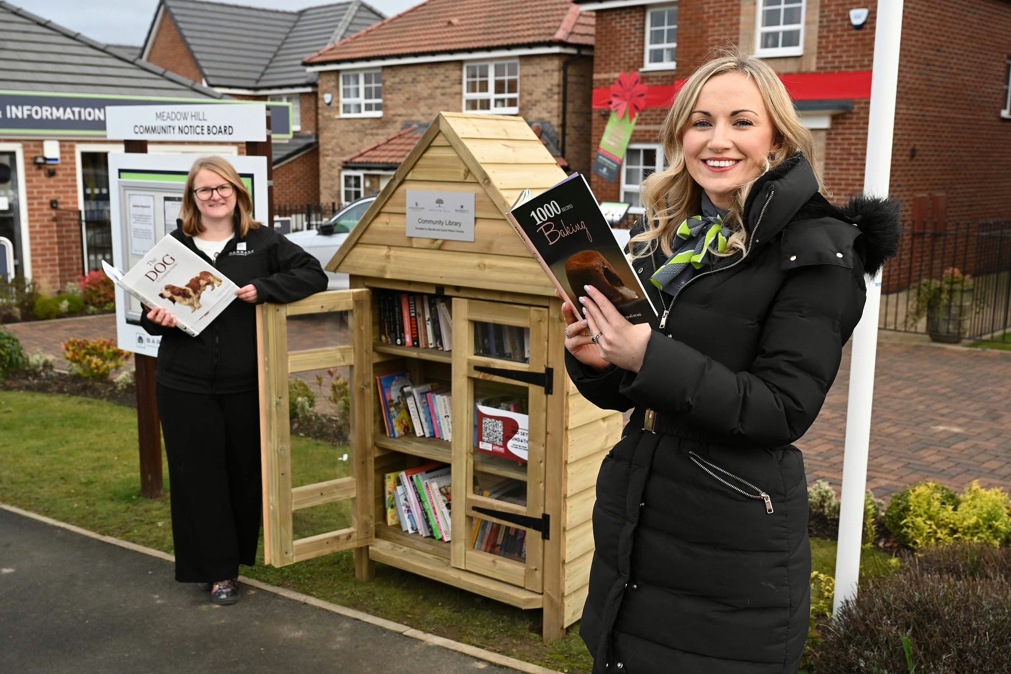 Local Housebuilder Aims to Combat Book Ownership Gap with Little Library Project