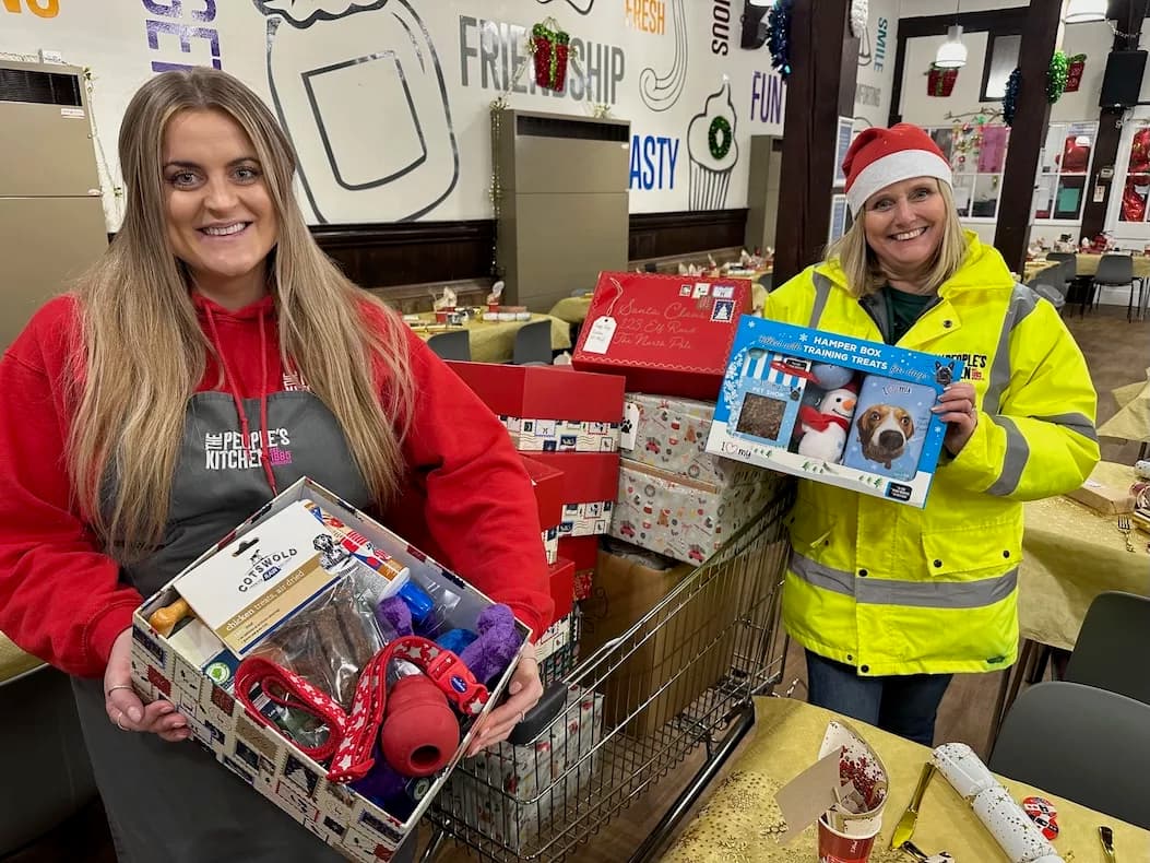 Doggie Donations Bring Joy to People’s Kitchen and Their Four-Legged Friends