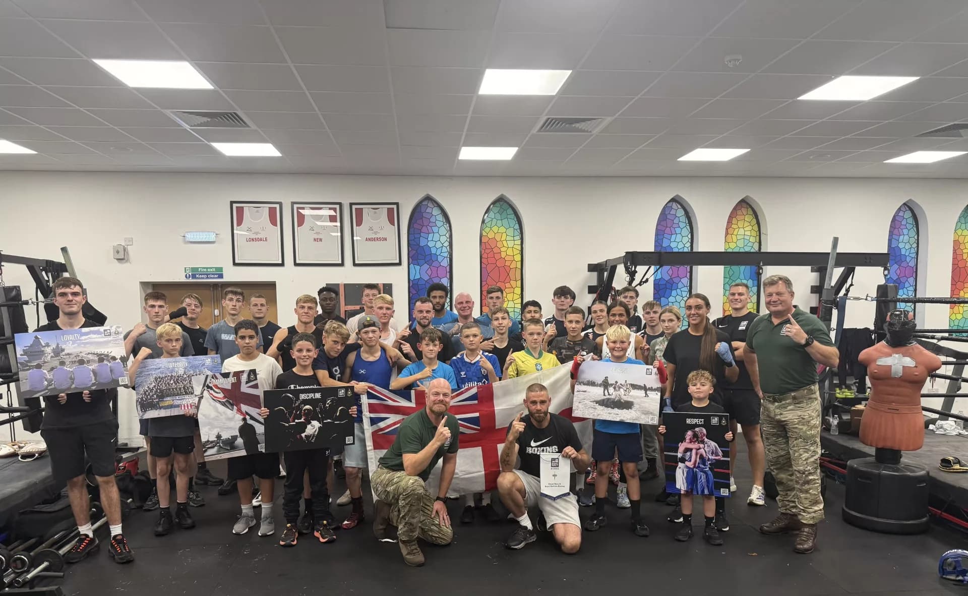 Young Boxers Train with Royal Navy Squad in North East Sessions