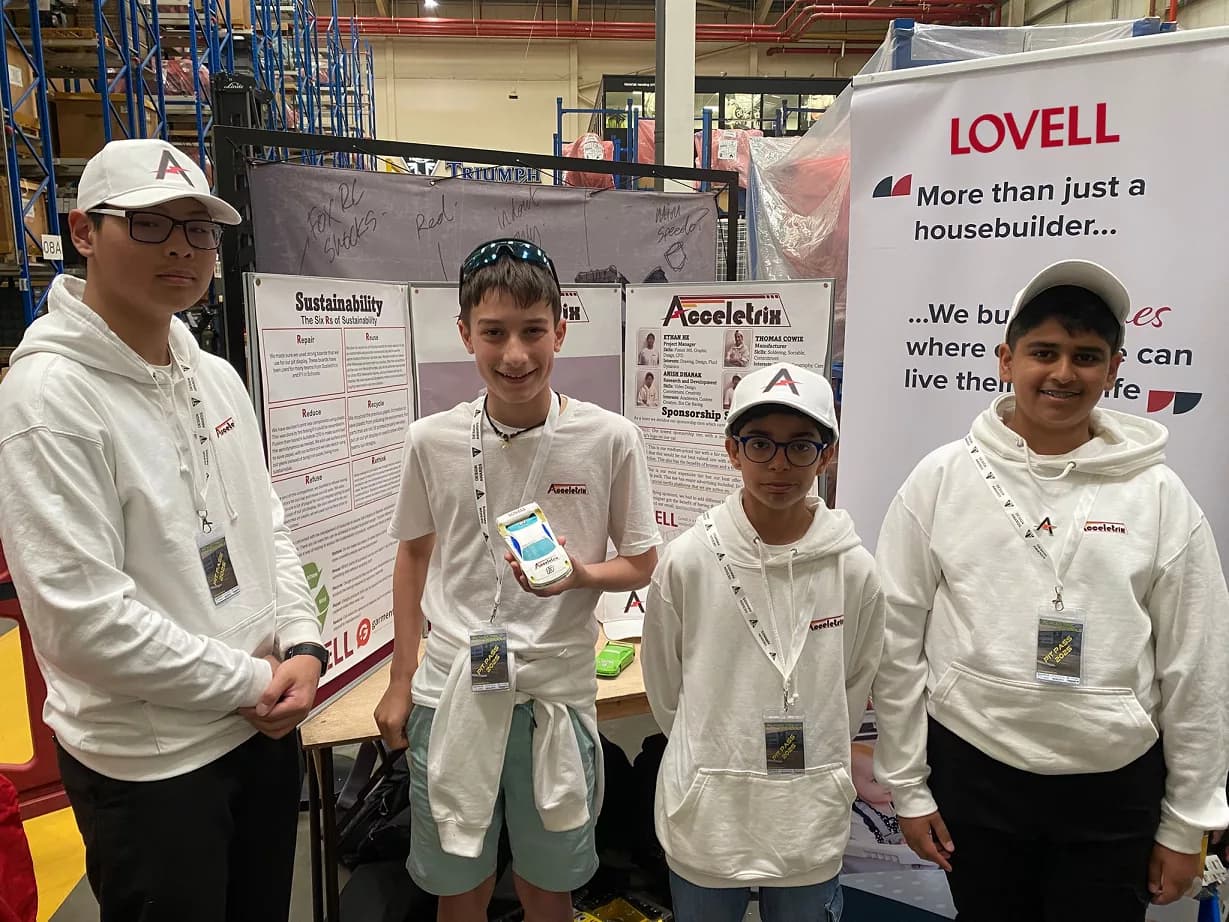 Pupils at RGS Newcastle Race to Success in Scalextric4Schools Competition with Lovell Support