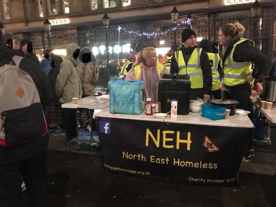 ‘North East Homeless’ Volunteers Bringing Christmas Cheer With Warm Dinners