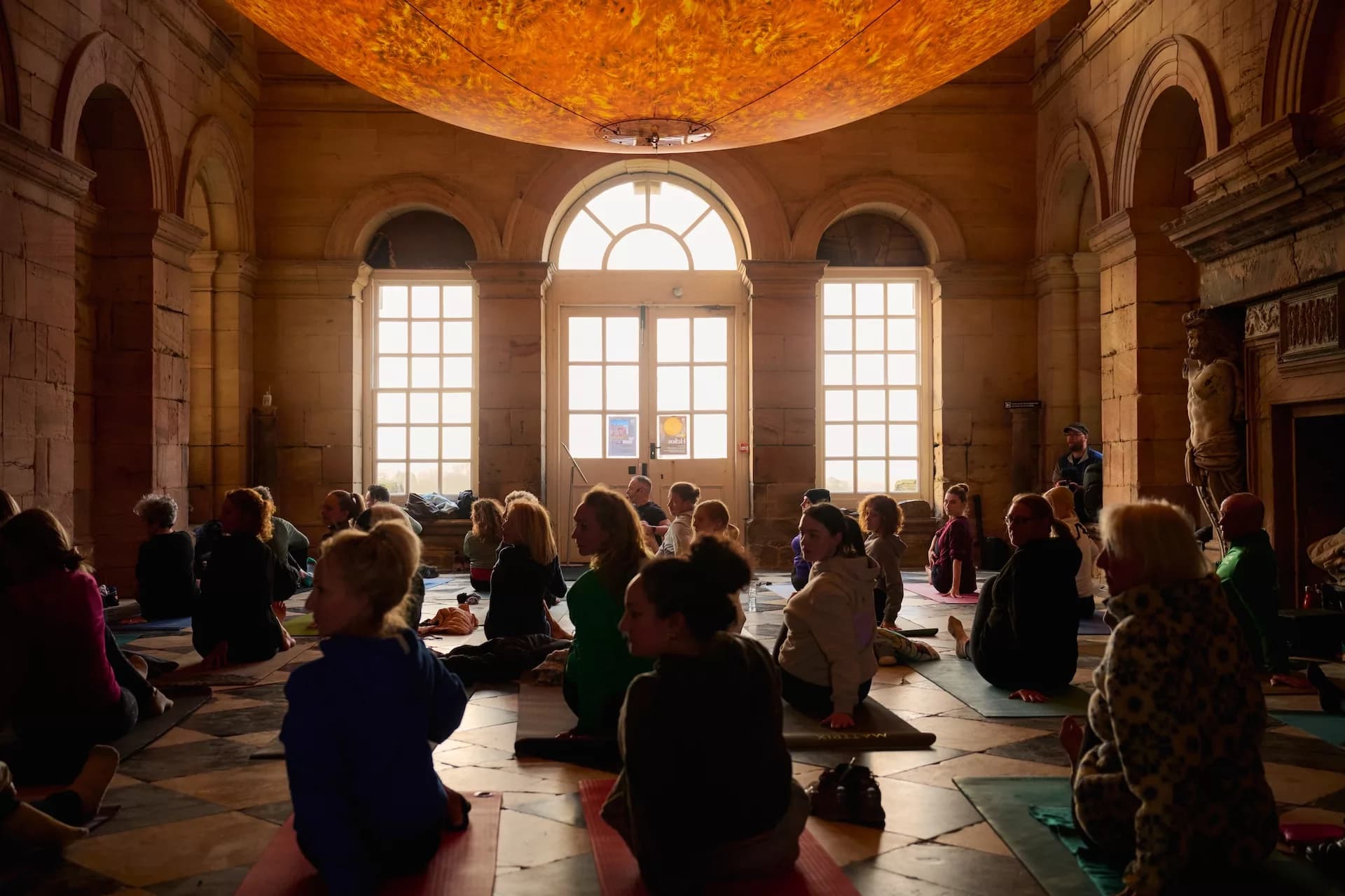 Stretching Beneath the Sun: Wellness Meets Art at Seaton Delaval Hall