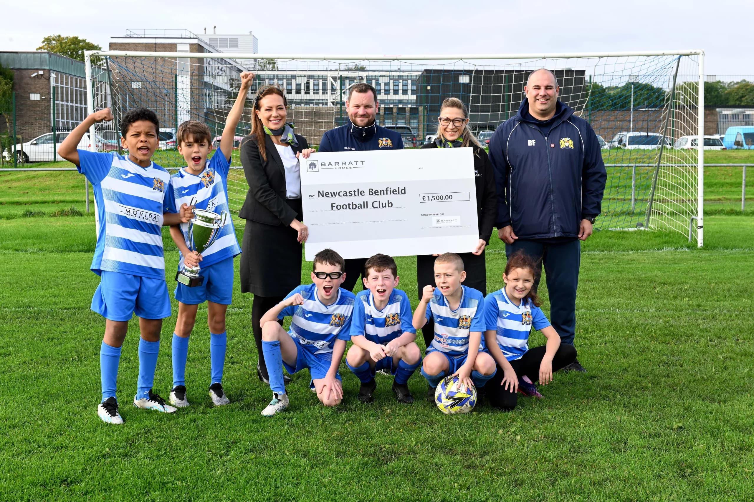 Barratt Developments Empowers Newcastle Benfield FC’s Milestone Youth Tournament