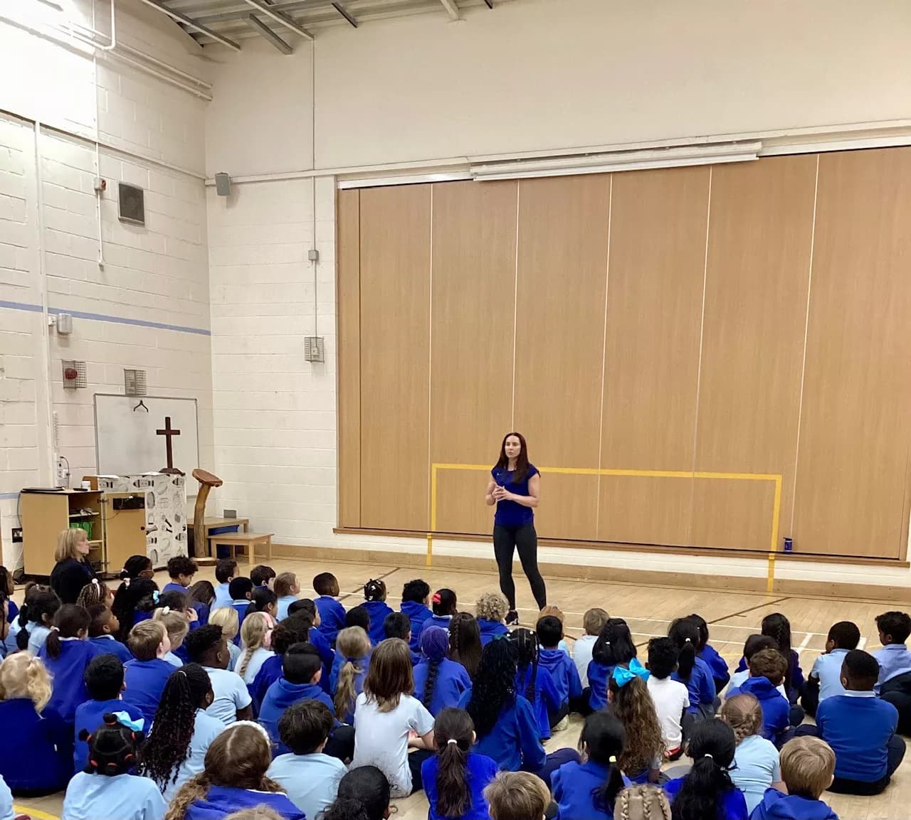 Heptathlete Lucy Turner Inspires Pupils at St Catherine’s with Fitness Challenge