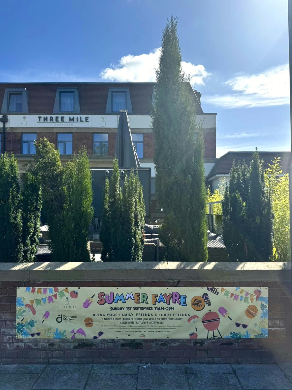 Three Mile Hosts Free Summer Fayre to Support Dementia Matters Charity
