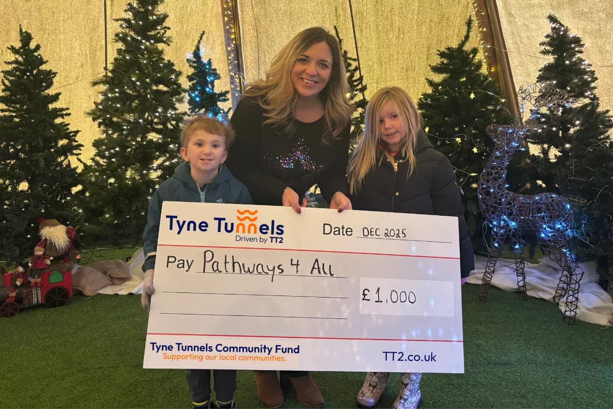 TT2 Spreads Festive Cheer with £12,000 to 12 North East Charities This Christmas