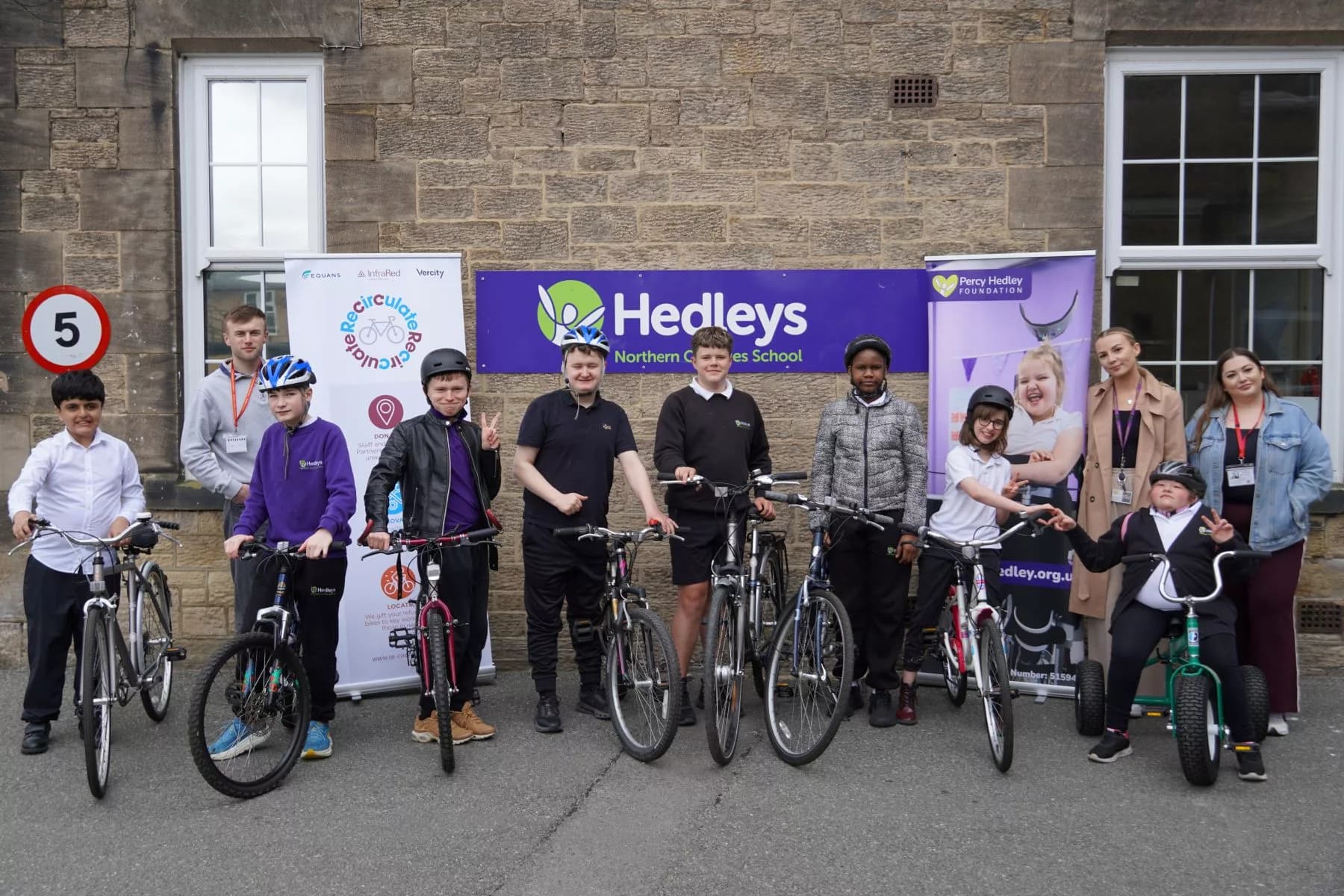 Newcastle Schools Receive Refurbished Bikes Thanks to Sustainability and Community Project