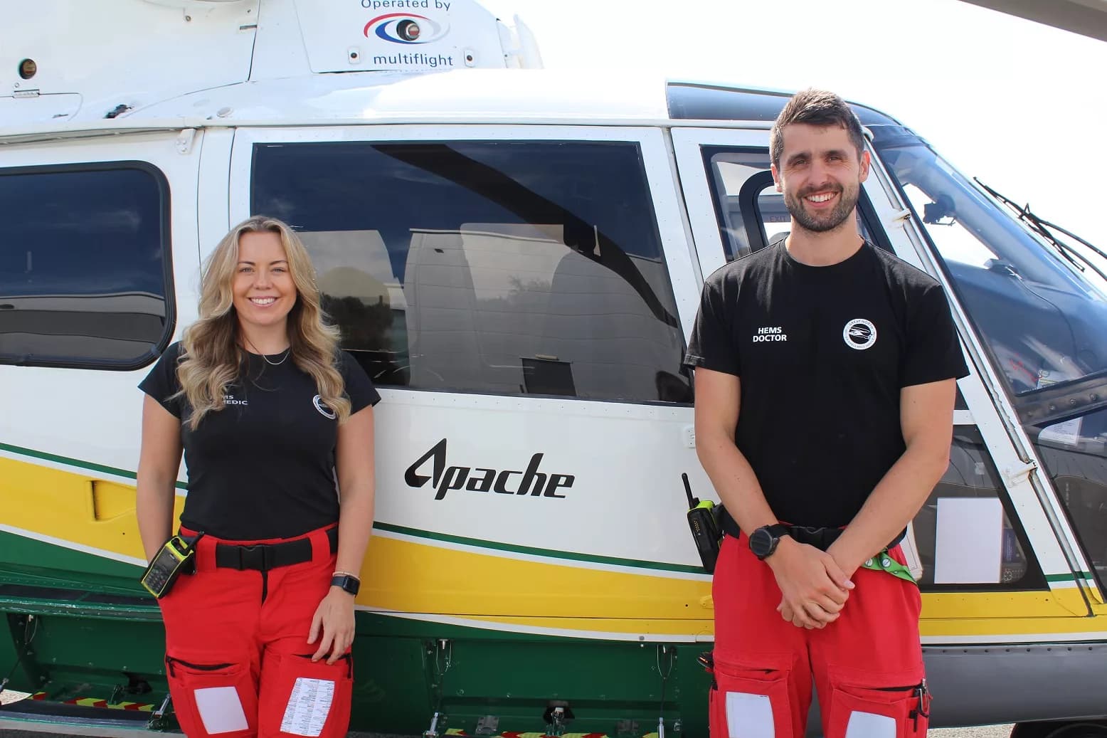 Apache Donates Record £50,000 to Great North Air Ambulance Service