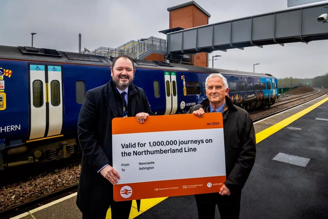 Northumberland Line Passes One Million Passenger Journeys Milestone