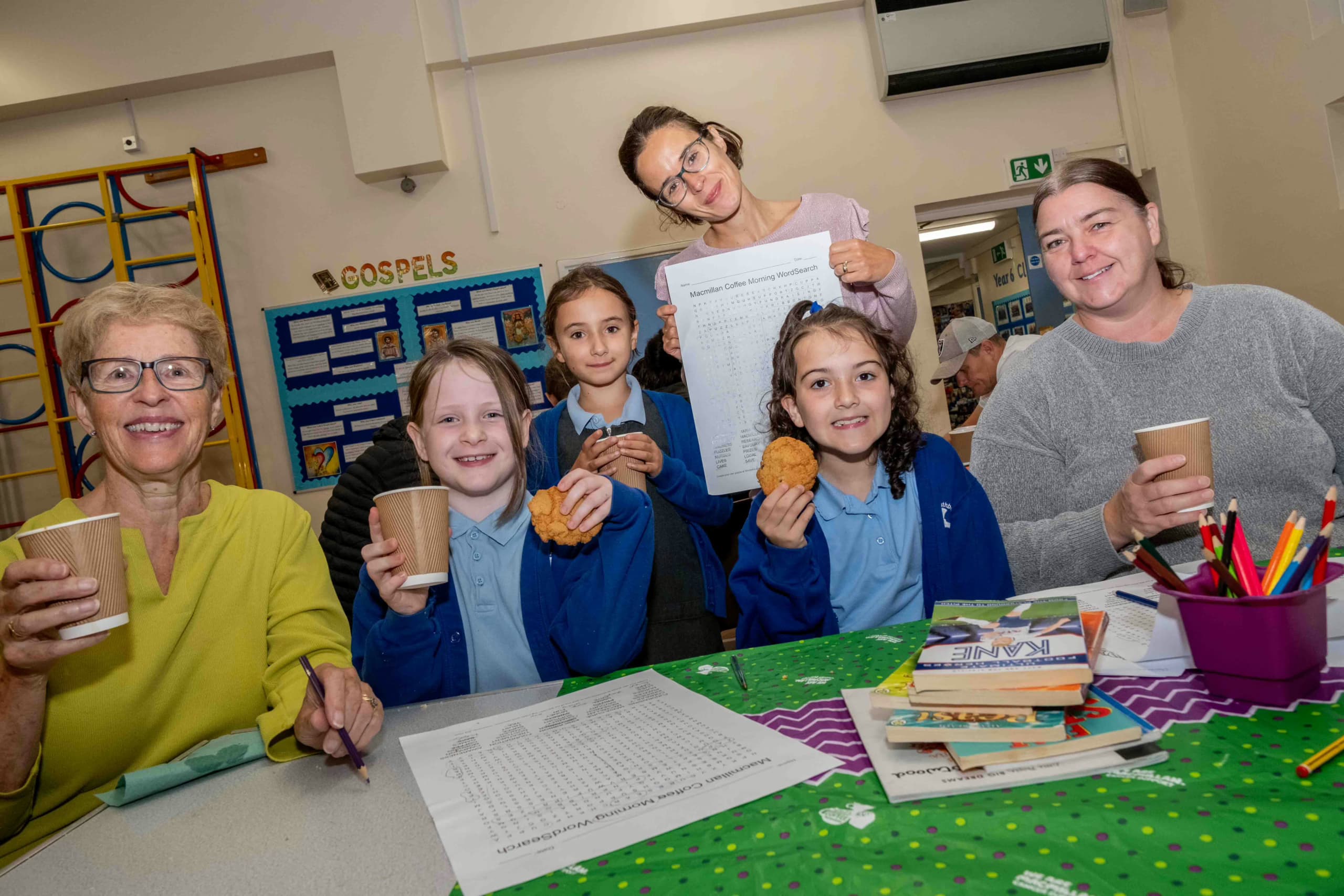 Newcastle Schools Host Reading Cafes to Support Macmillan Cancer Fundraiser