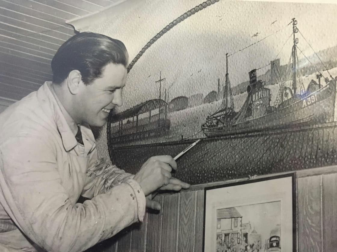 North Shields’ Low Lights Tavern Restores Mural with Rich Maritime Heritage