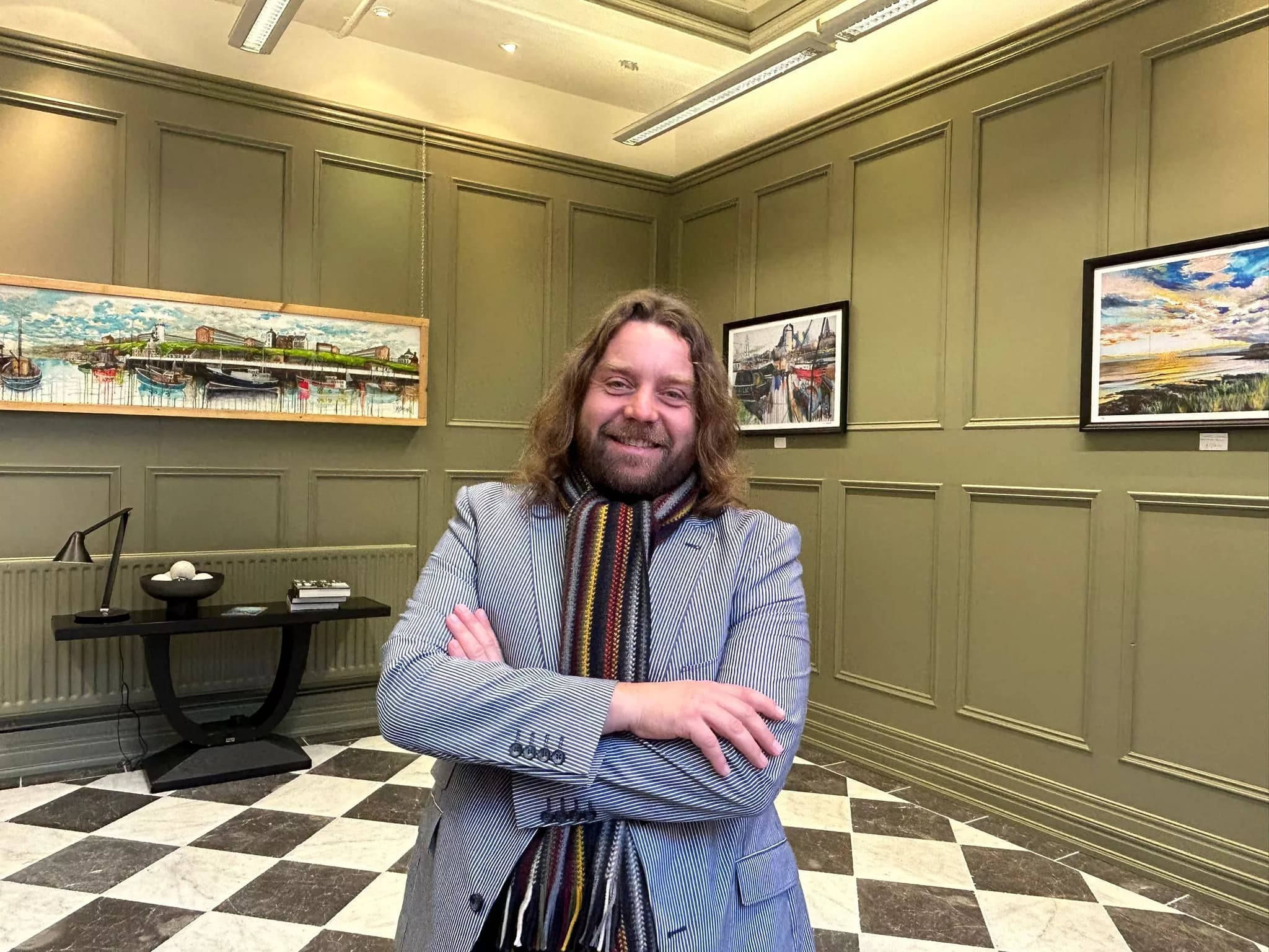 Seascapes and Stories: Mark Taylor’s Artistic Odyssey Unveiled at The Exchange 1856