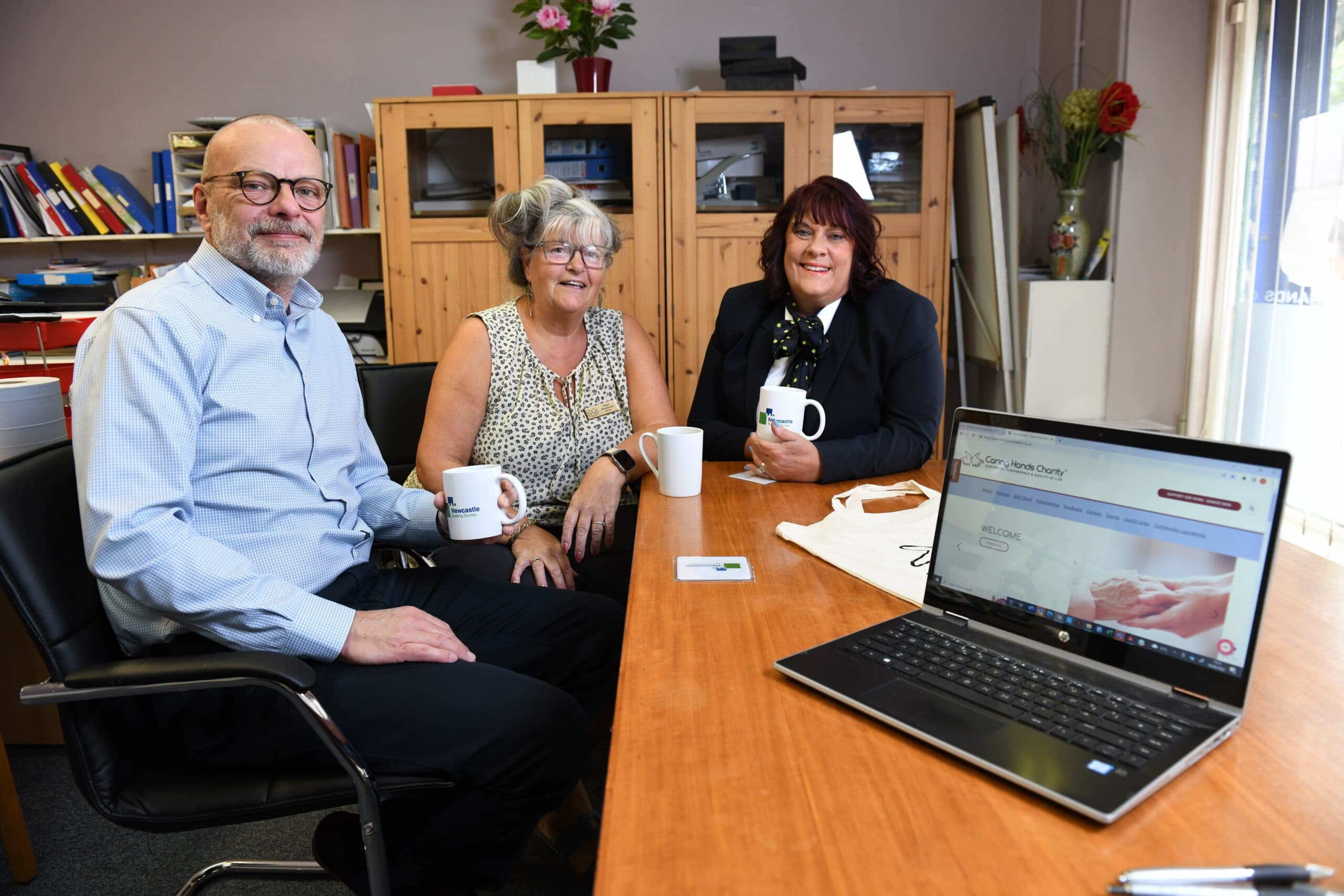 Caring Hands Receives £3,000 grant from Newcastle Building Society