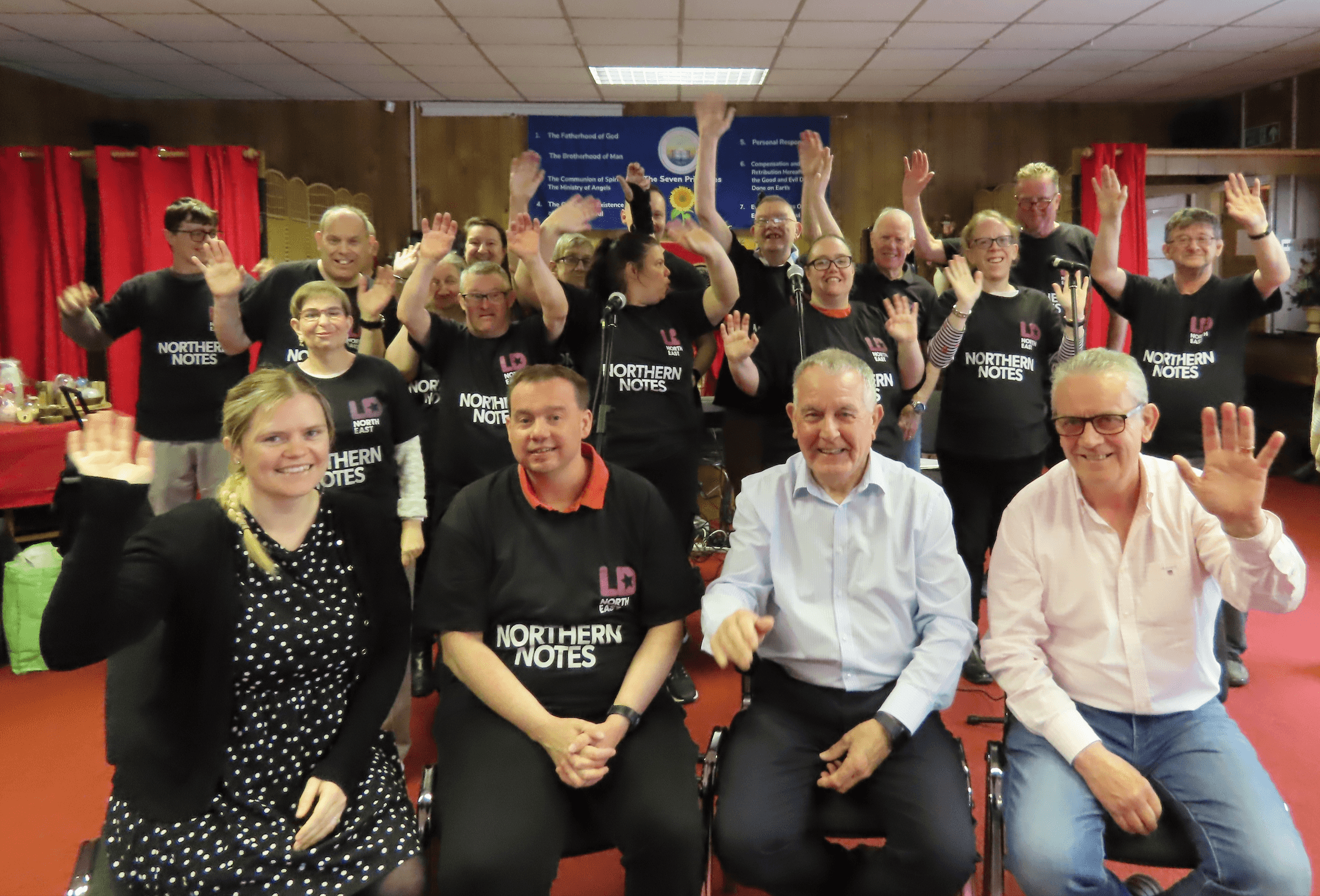 Northumberland Freemasons Donate £1,000 to Support LD North East’s Northern Notes Choir
