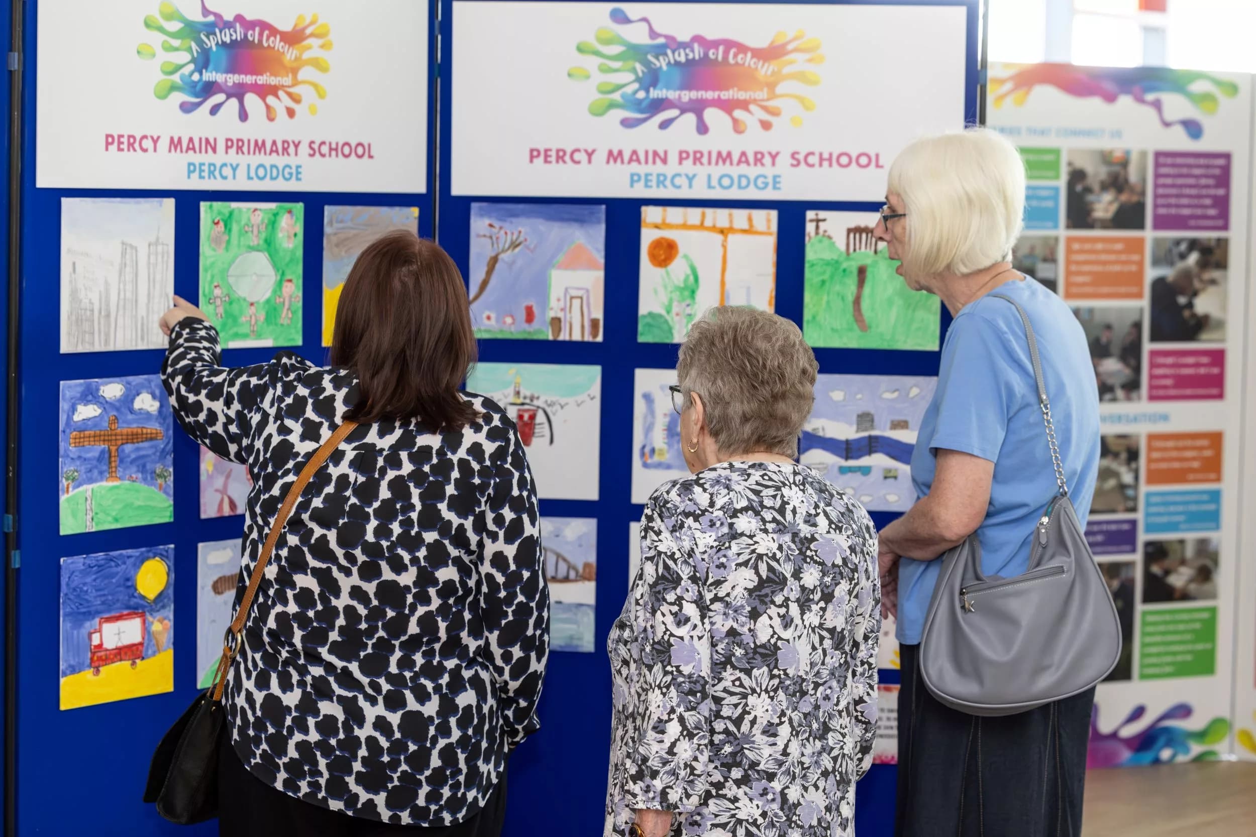 A Splash of Colour: Young and Old Unite in North Tyneside Art Exhibition