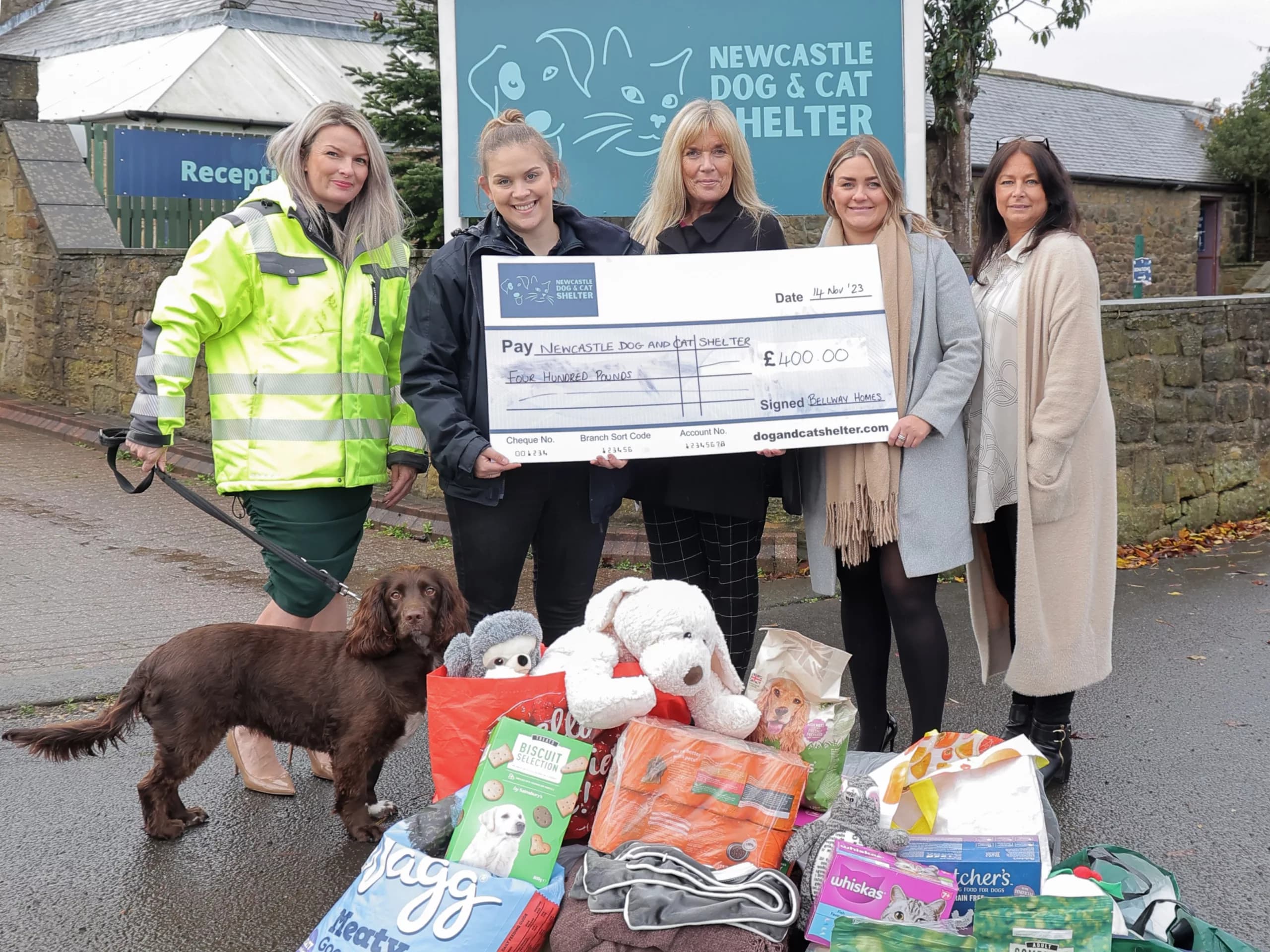 Pawsitively Generous: Bellway North East’s Heartwarming Support for Newcastle’s Animals