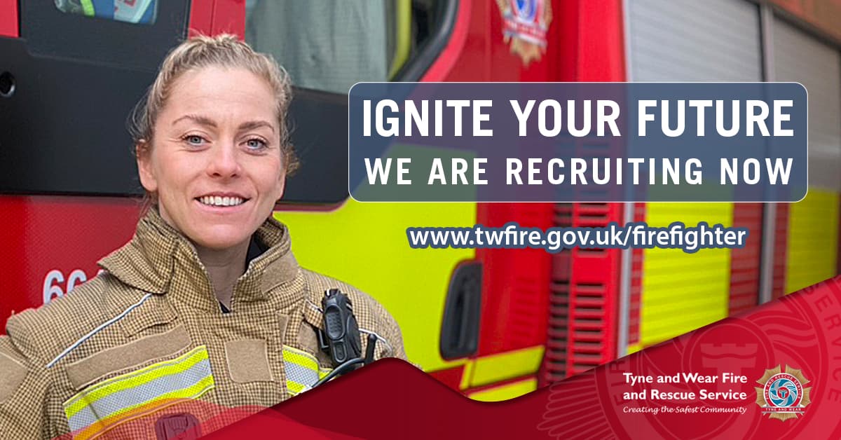 Recruitment for firefighters now open!