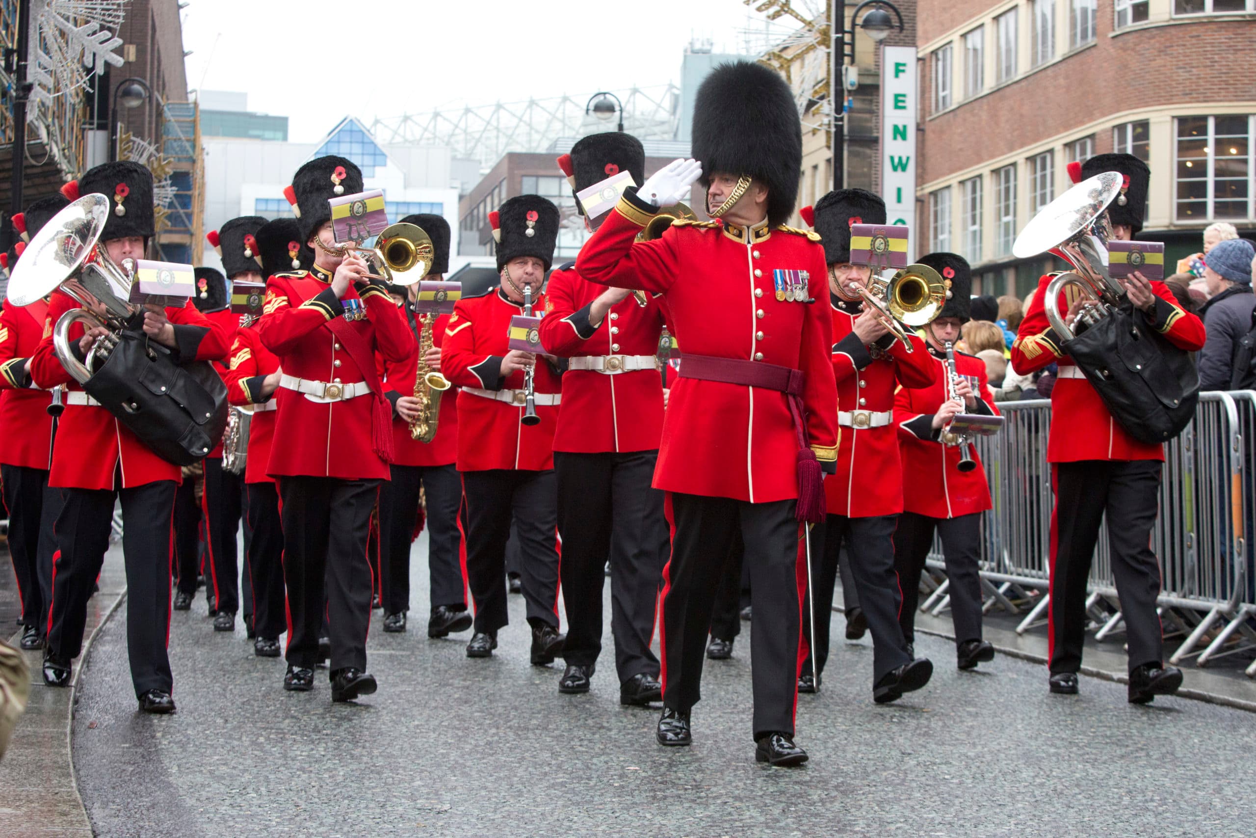 Covid-Safe Remembrance Sunday Parade In Newcastle