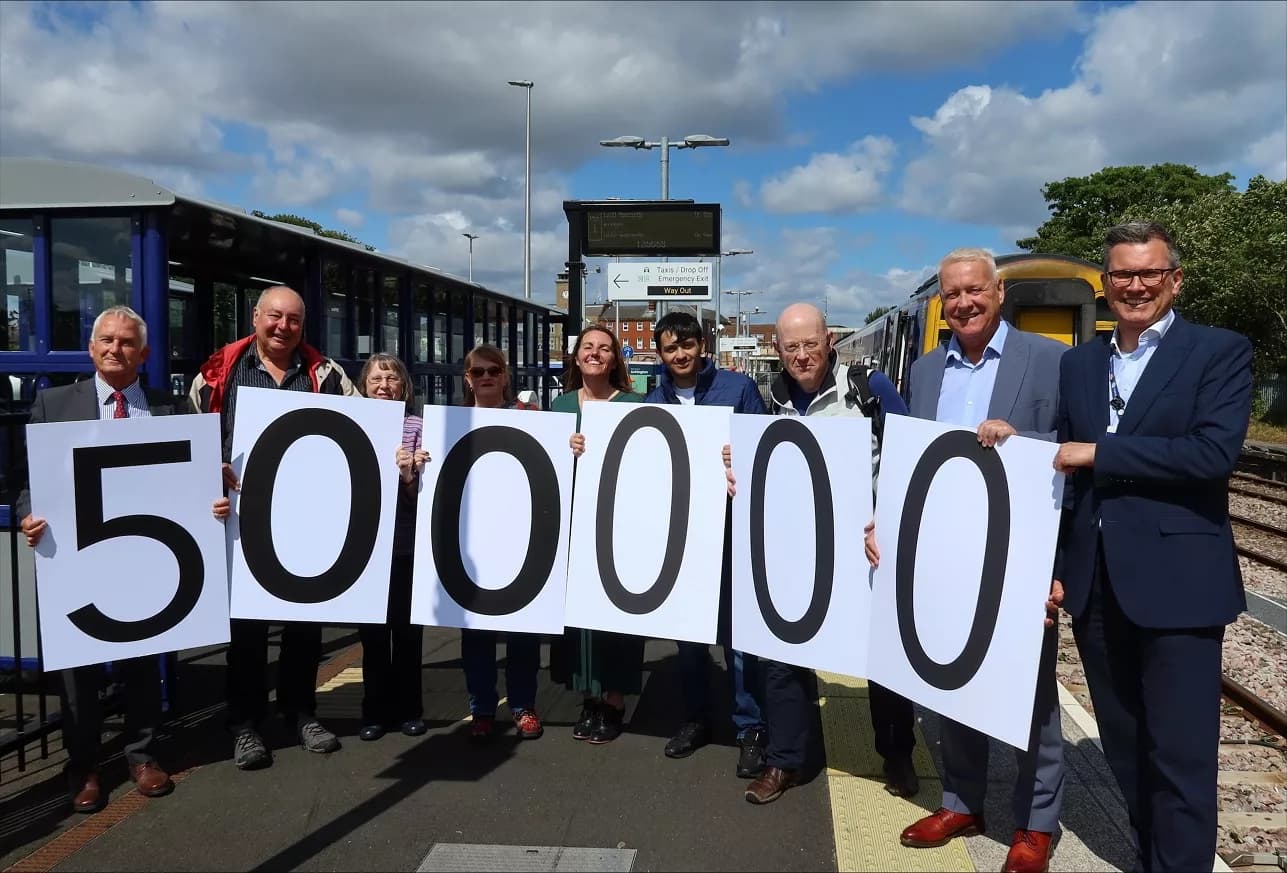 Half a Million Journeys: Northumberland Line Hits 500,000 Passenger Milestone