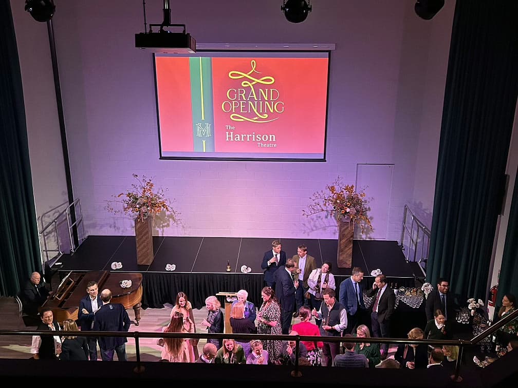 Grand Reopening of Harrison Theatre Marks New Era for Mowden Hall’s Arts & Community