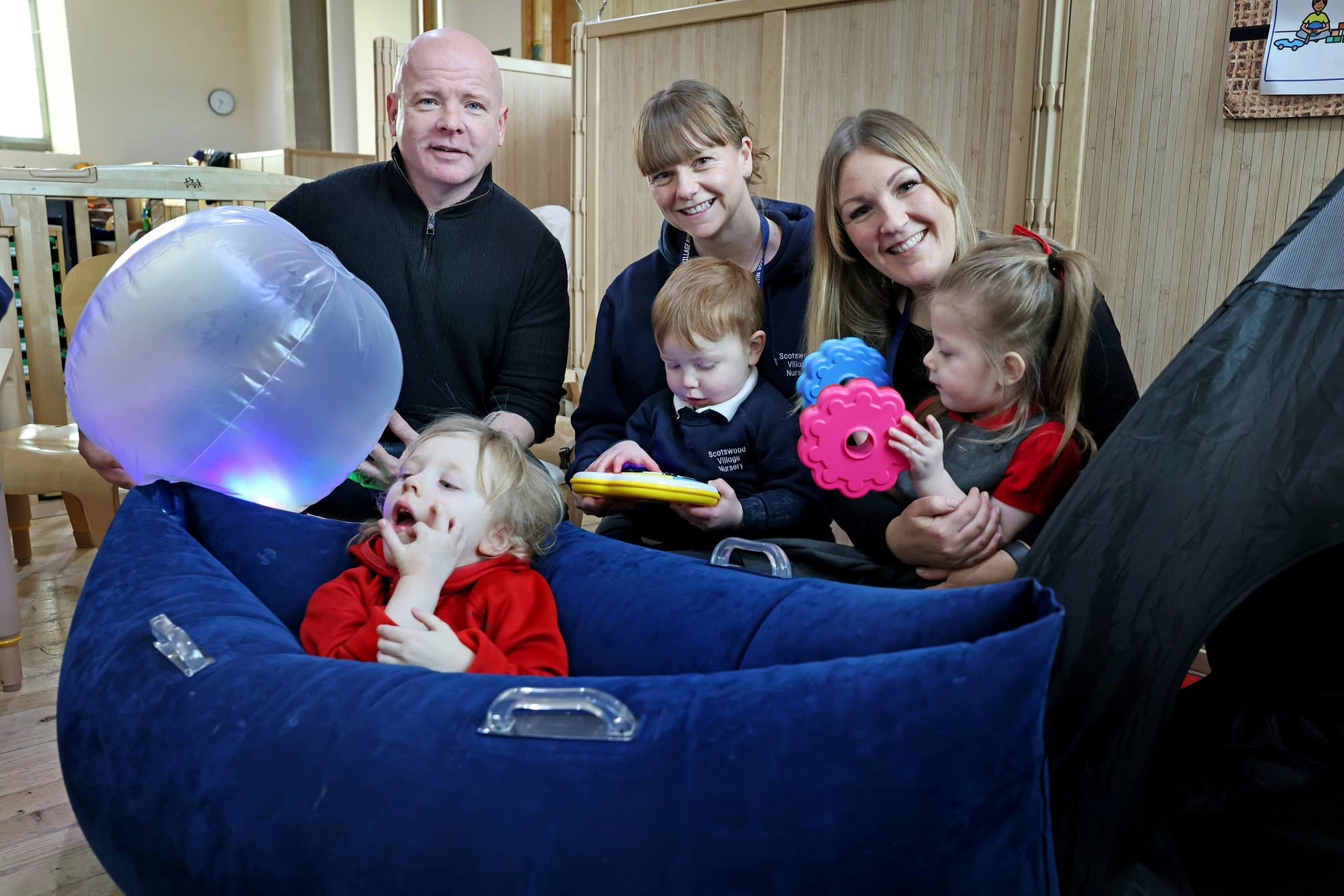 Newcastle Nursery Receives Sensory Equipment Thanks to Local Development Partnership