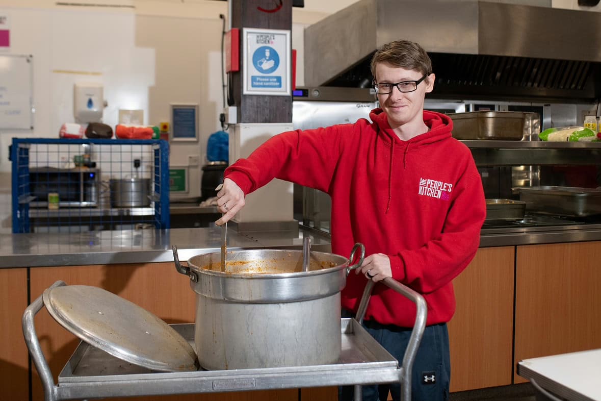 Giving Back: Former Homeless Man Becomes Volunteer Cook at The People’s Kitchen