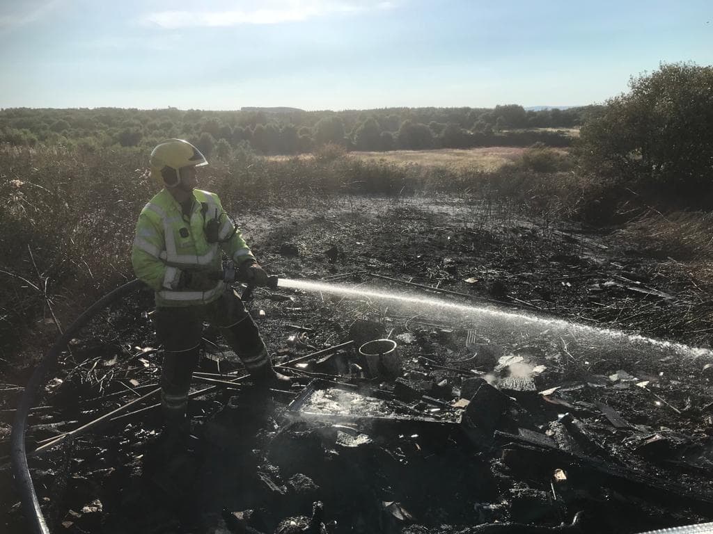 Wildfires Around Ryton Area