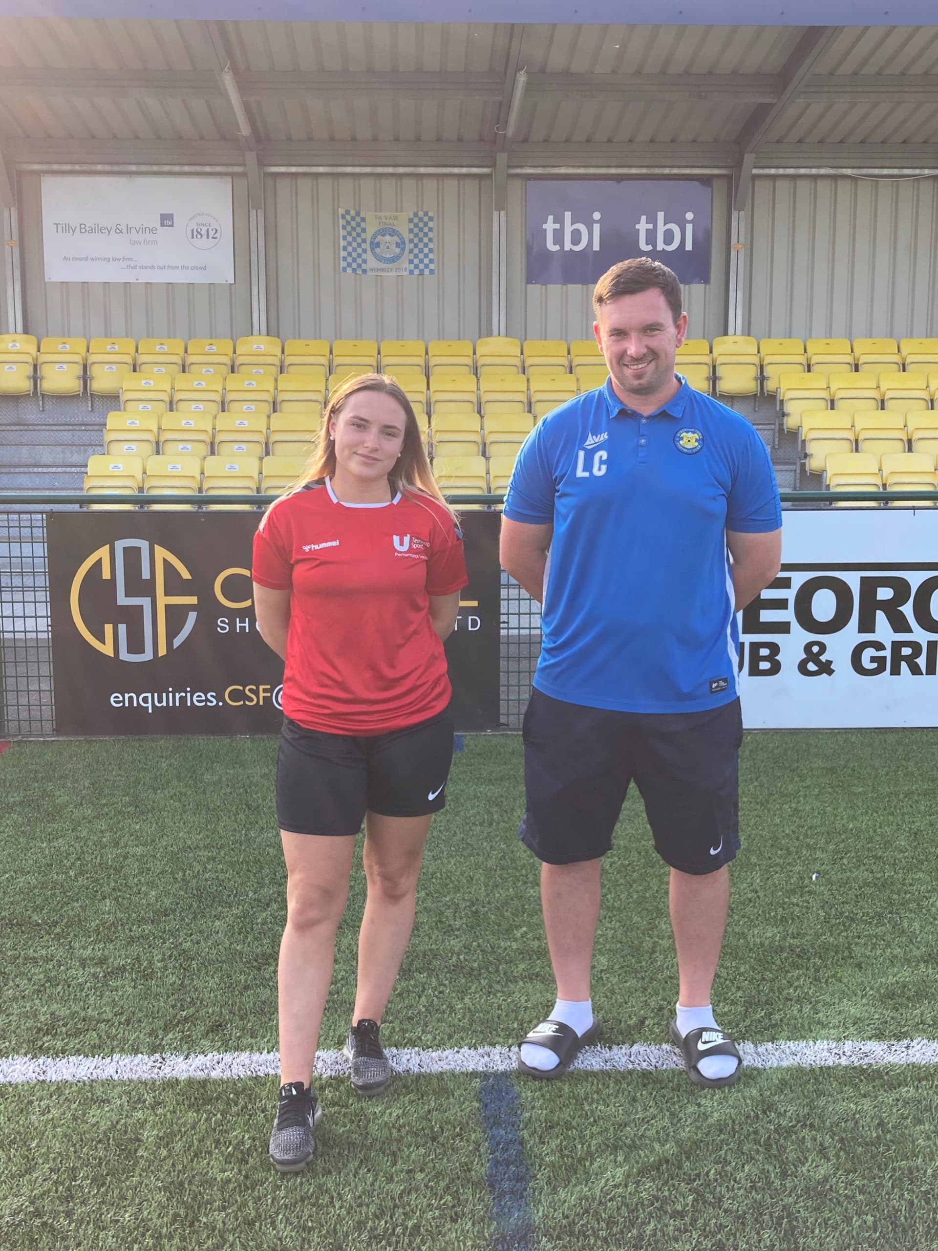 Teeside University And Stockton Town FC Supporting Students Excelling In Sport