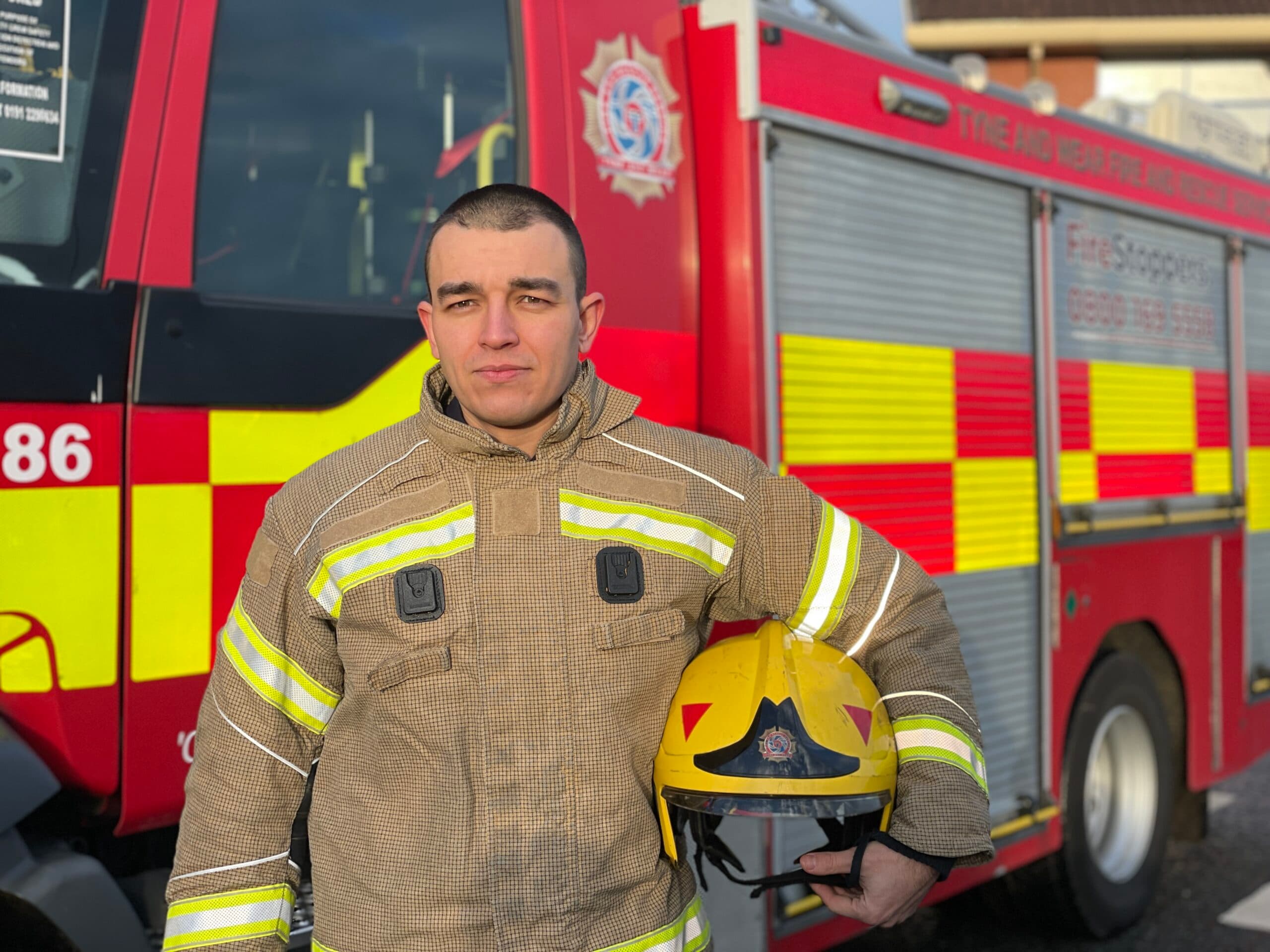 From Marketing to Firefighting: A Romanian Native Finds His Calling in England