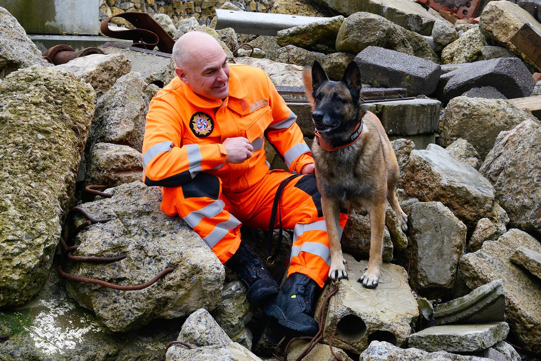 Honouring a Hero: USAR Dog Frankie Retires After Six Years of Service