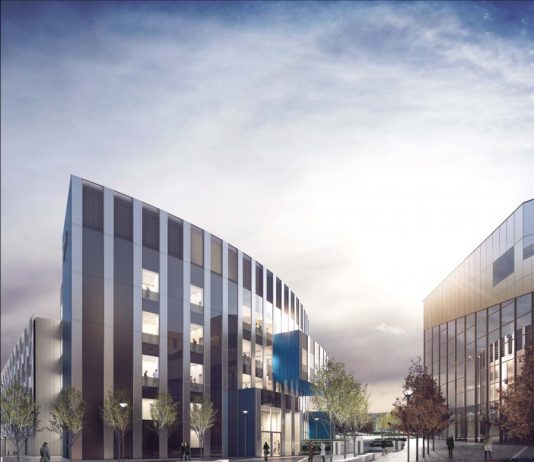 Teaching & Learning Centre at Newcastle Science Central Approved CGI from Sheppard Robson Newcastle Teaching & Learning Centre Oystershell Lane