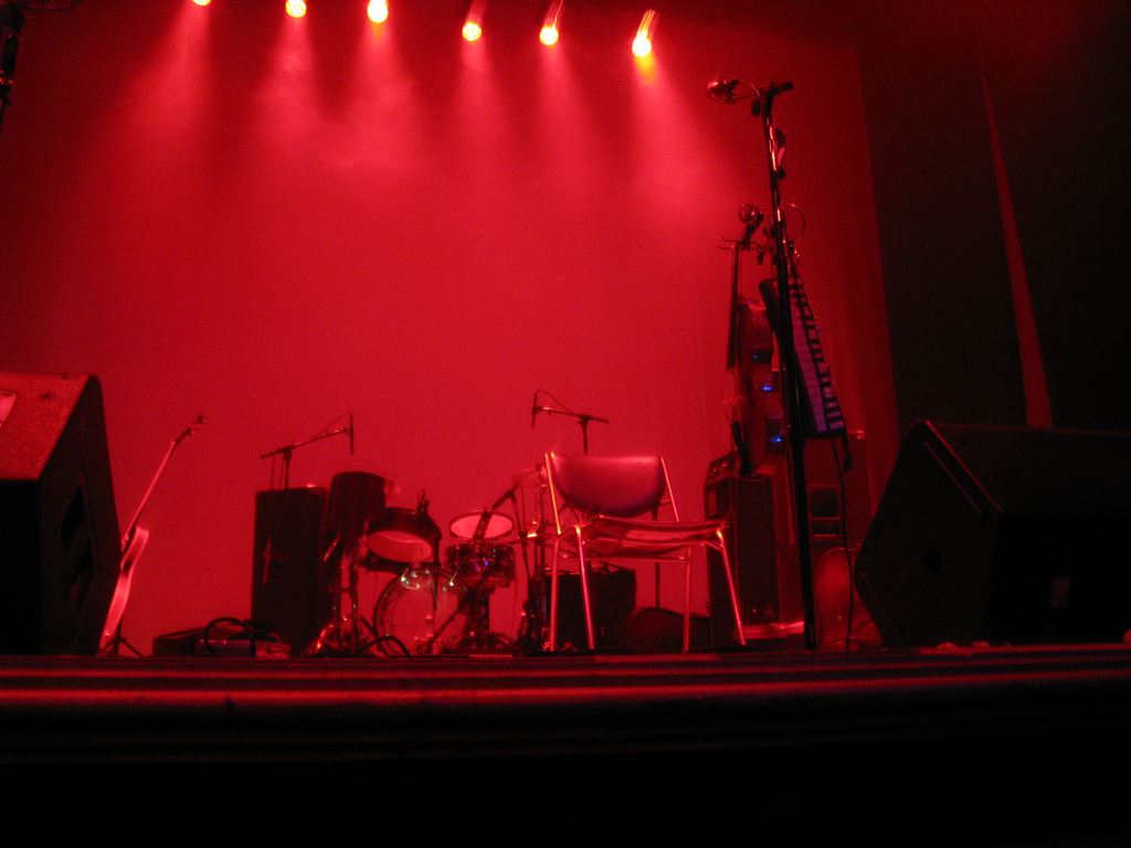 empty stage