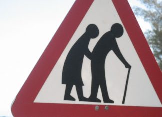 Old People Crossing