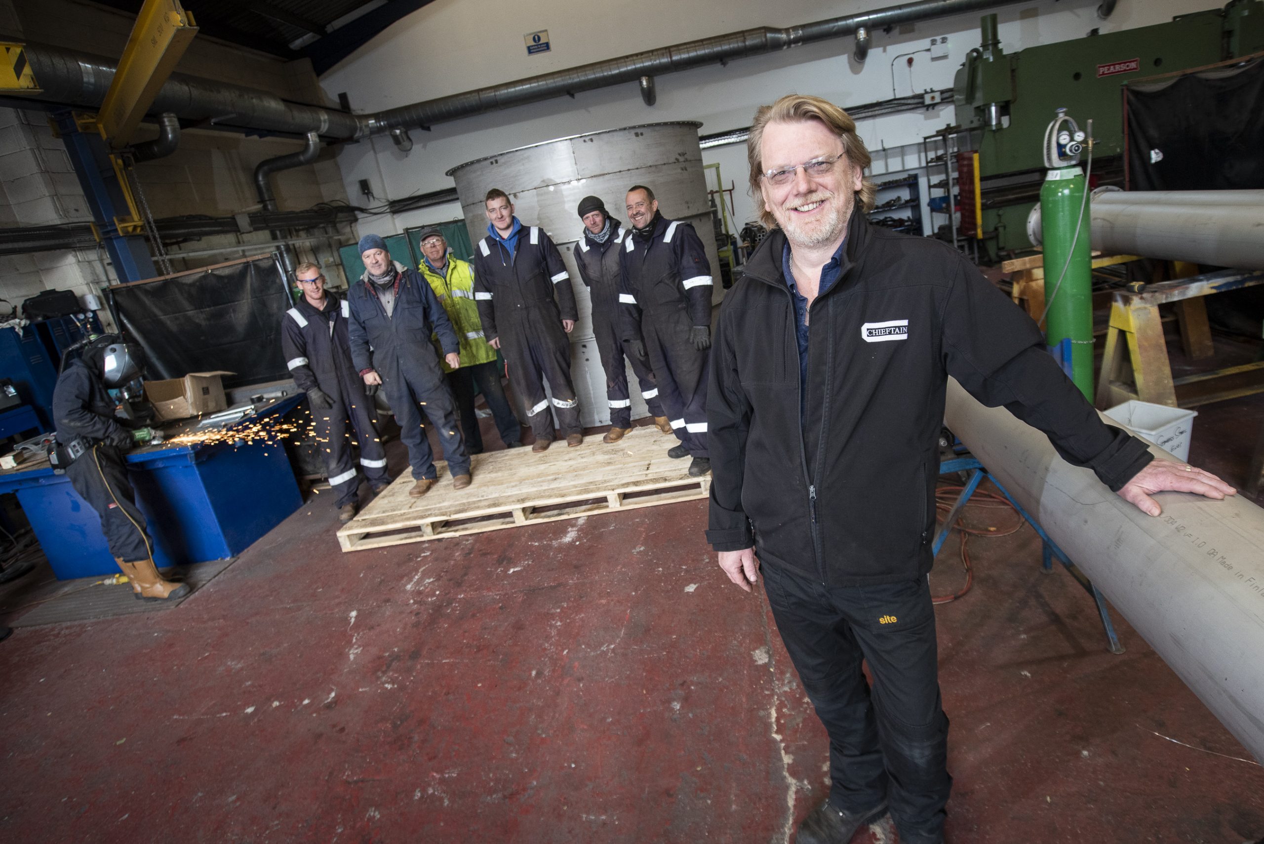 Fabrication Boss is Made Up with Firm’s Progress