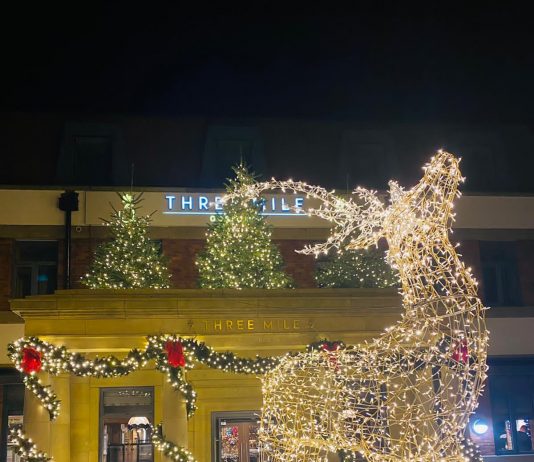 Three Mile Inn Lights Up With Stardust For Christmas